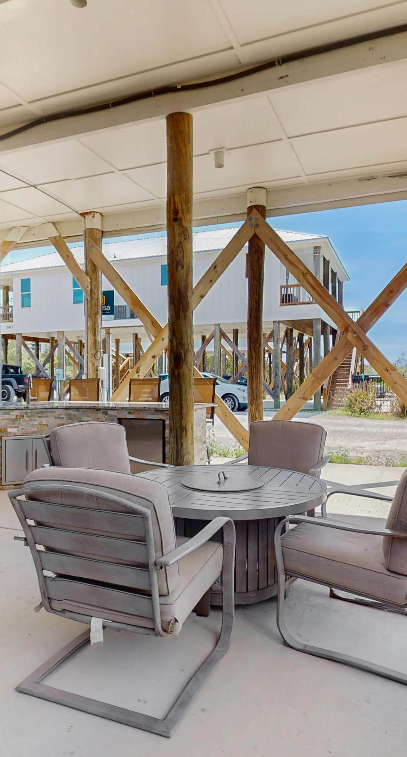 Gorgeous beach house with private pool, outdoor TV & custom grill area