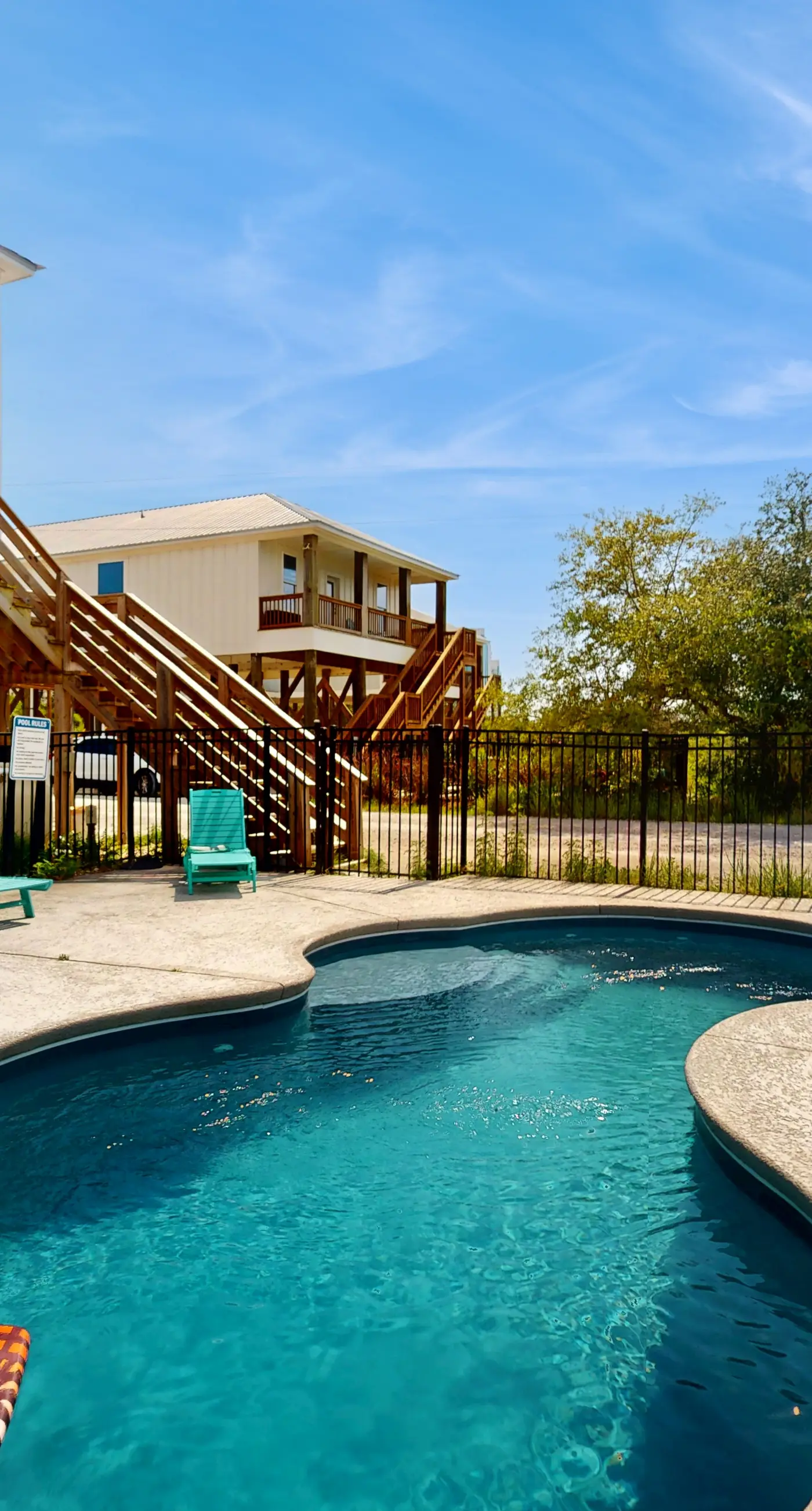 Gorgeous beach house with private pool, outdoor TV & custom grill area