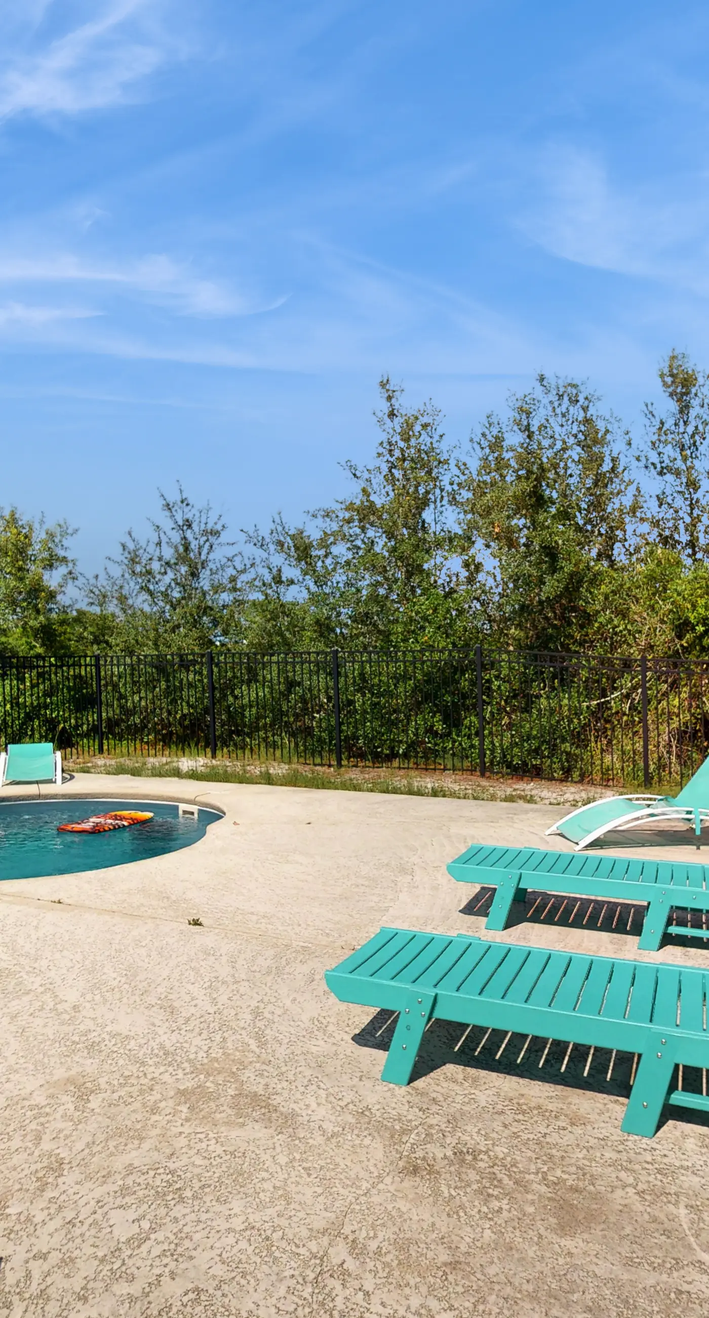 Gorgeous beach house with private pool, outdoor TV & custom grill area