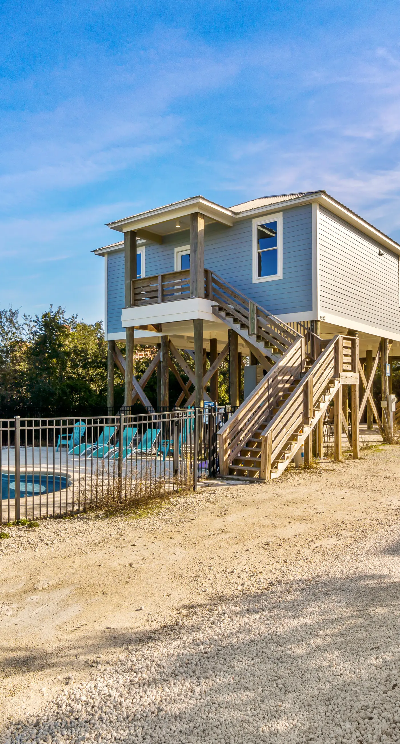 Gorgeous beach house with private pool, outdoor TV & custom grill area