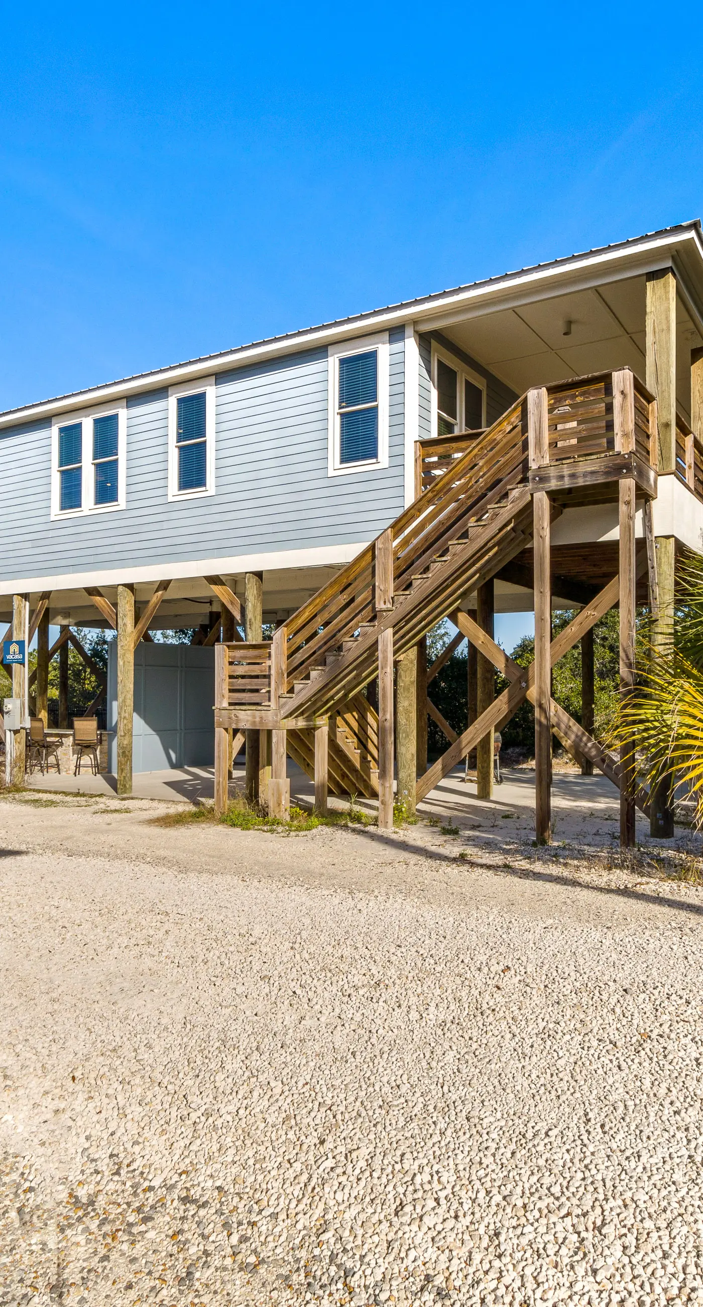 Gorgeous beach house with private pool, outdoor TV & custom grill area