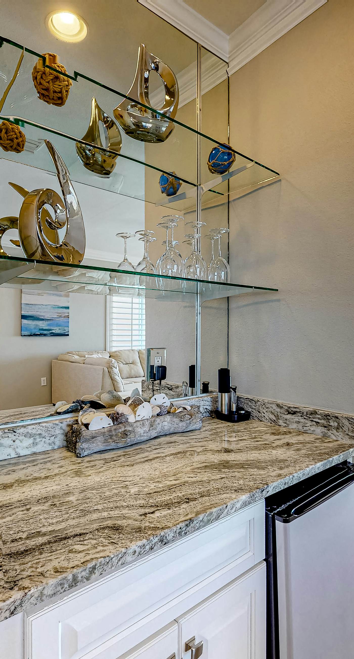 Beachfront Corner Condo with Free WiFi, Furnished Balcony, & a Shared Pool