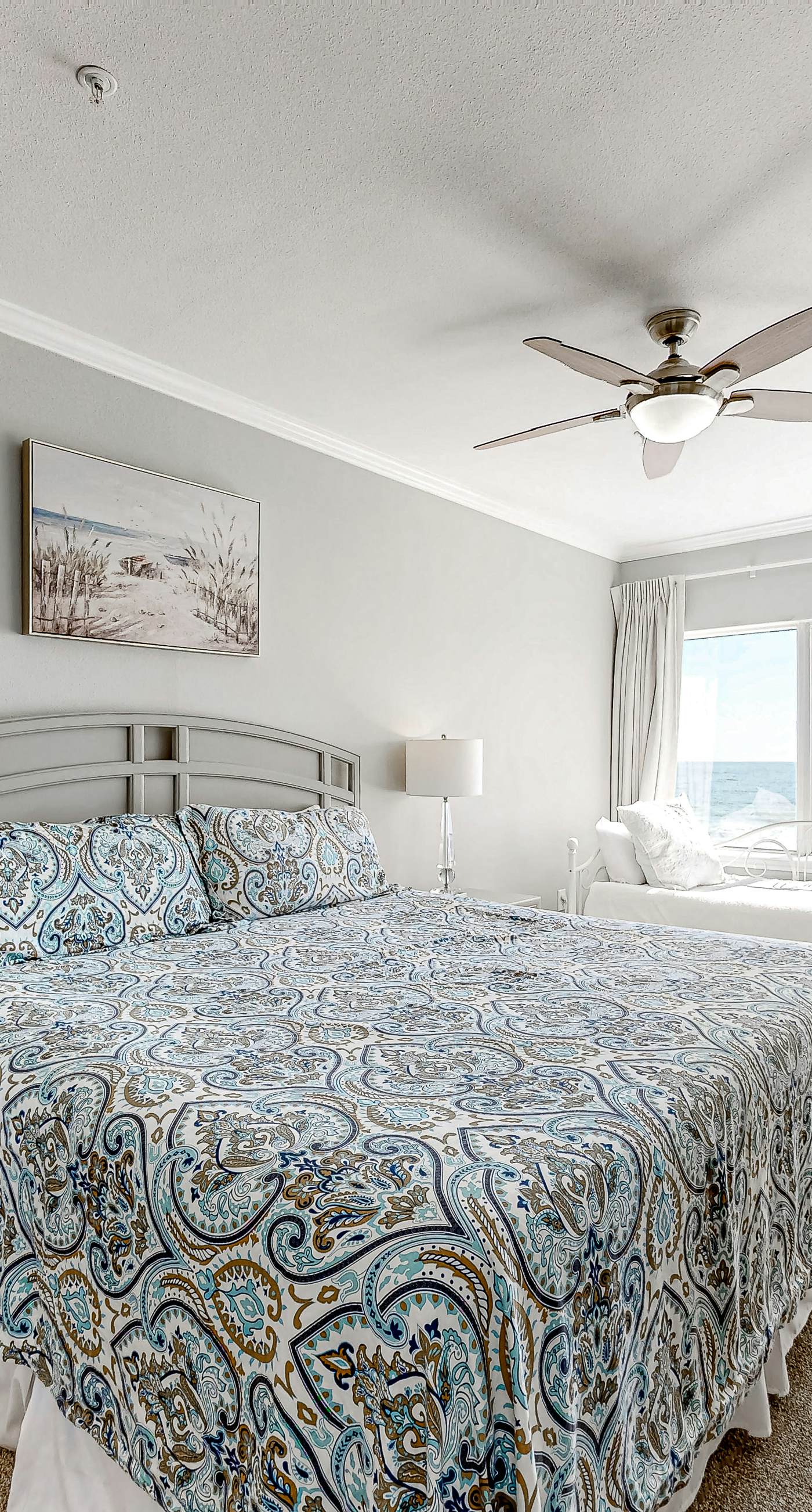 Beachfront Corner Condo with Free WiFi, Furnished Balcony, & a Shared Pool