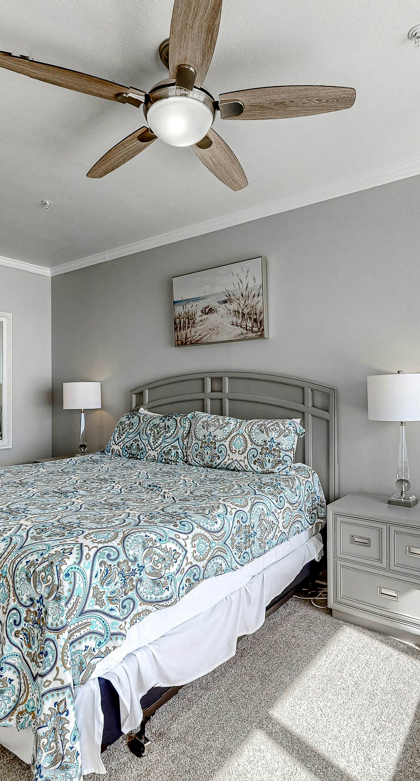 Beachfront Corner Condo with Free WiFi, Furnished Balcony, & a Shared Pool