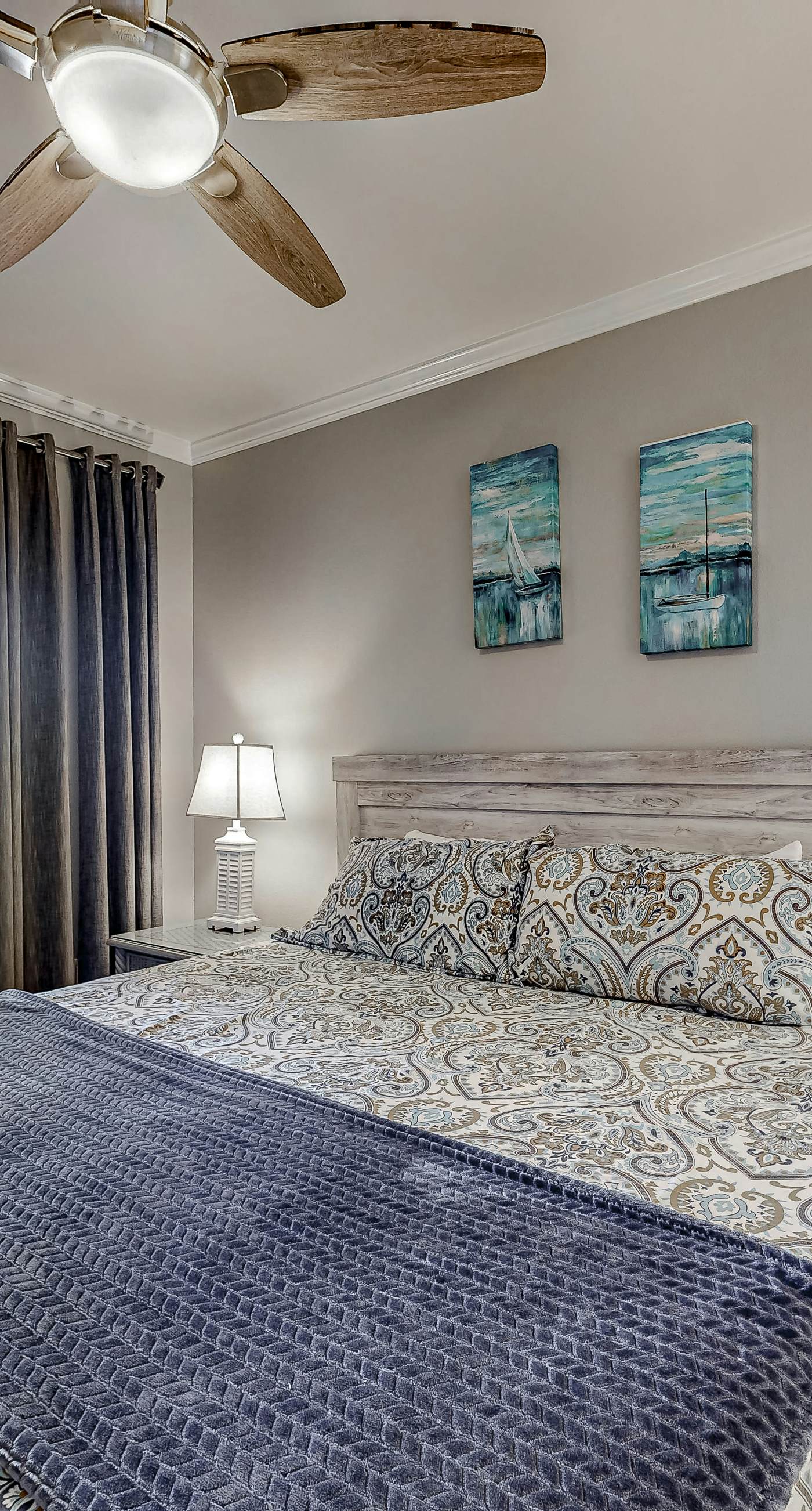 Beachfront Corner Condo with Free WiFi, Furnished Balcony, & a Shared Pool