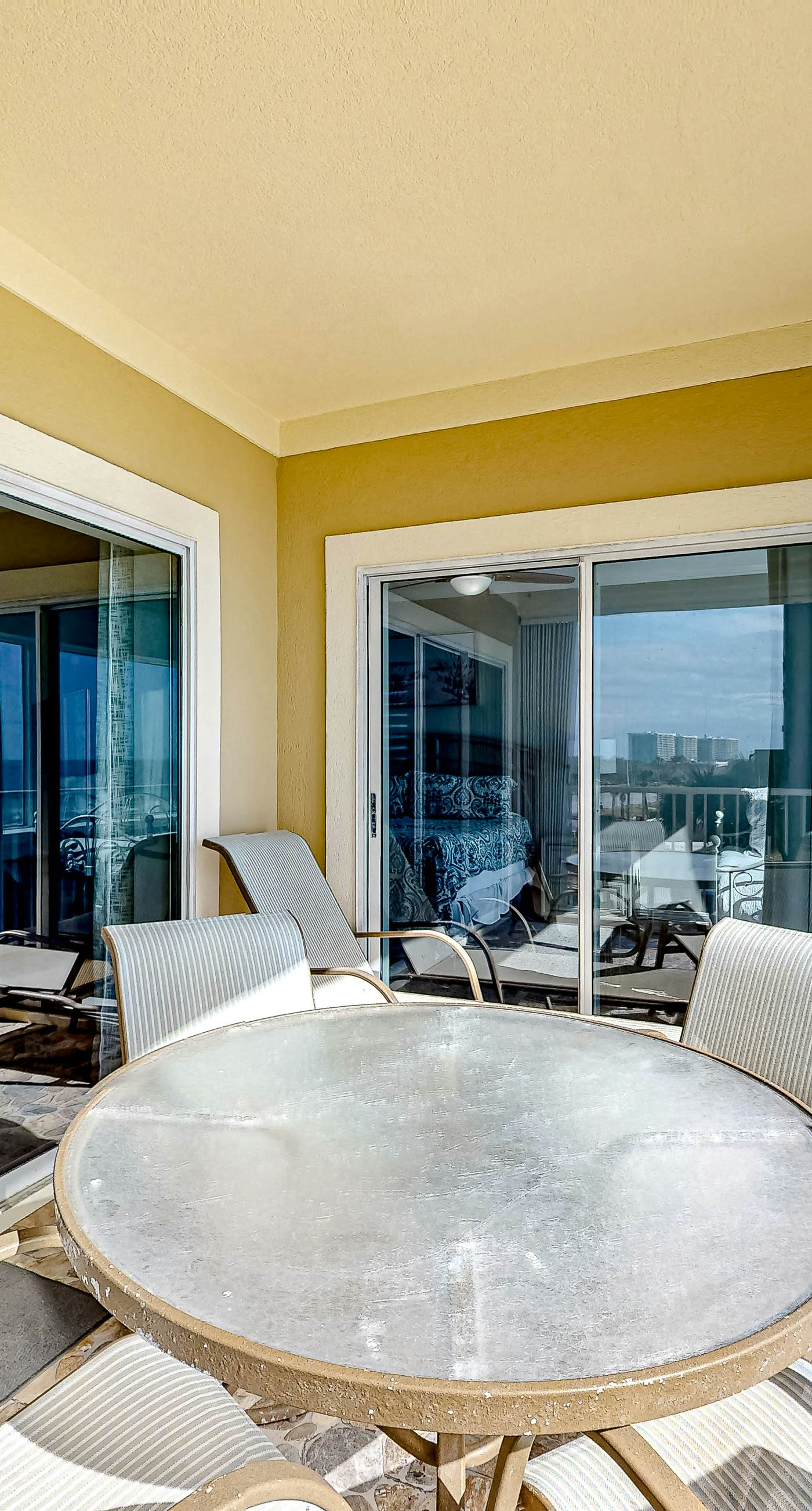 Beachfront Corner Condo with Free WiFi, Furnished Balcony, & a Shared Pool