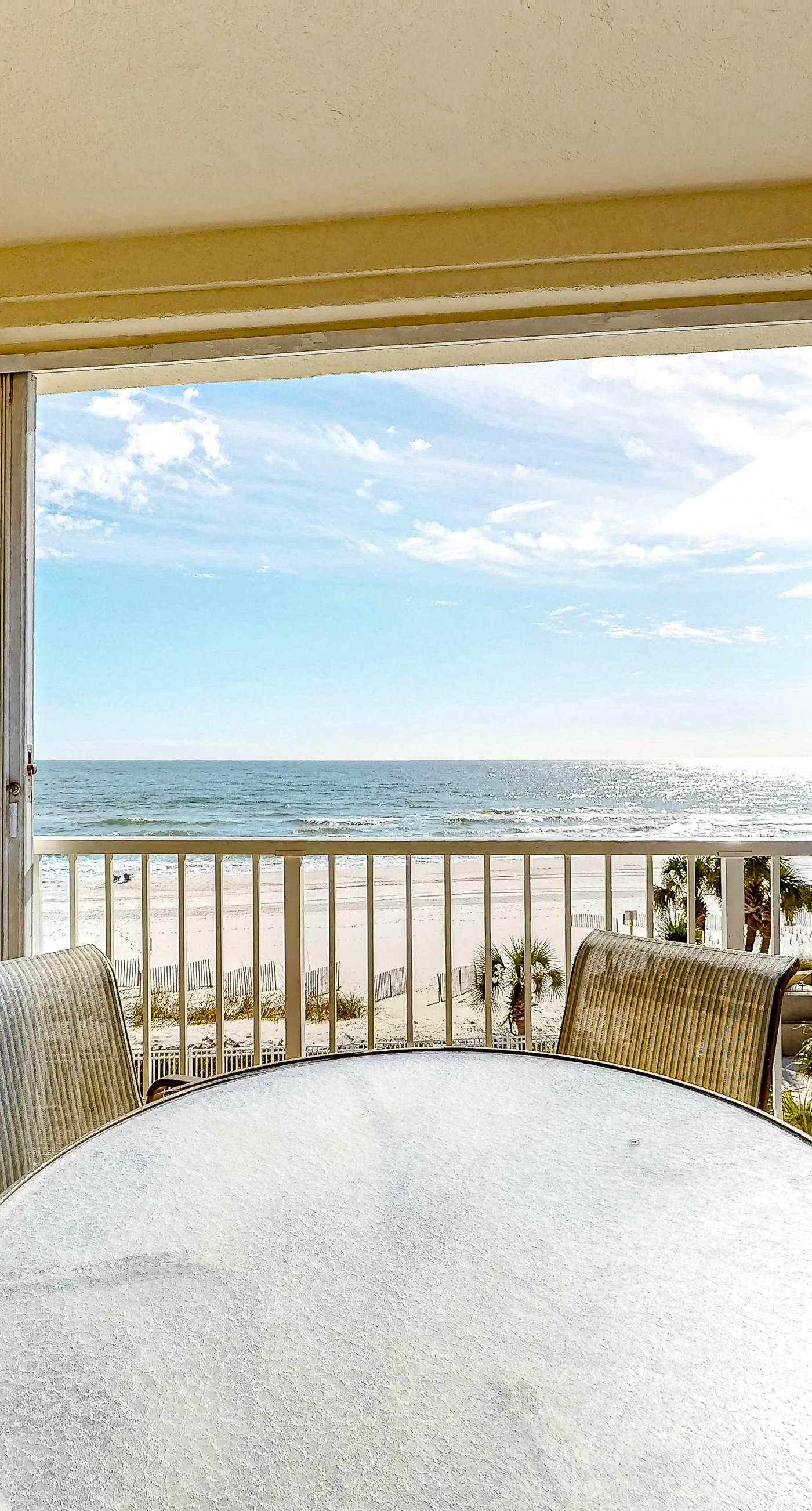 Beachfront Corner Condo with Free WiFi, Furnished Balcony, & a Shared Pool