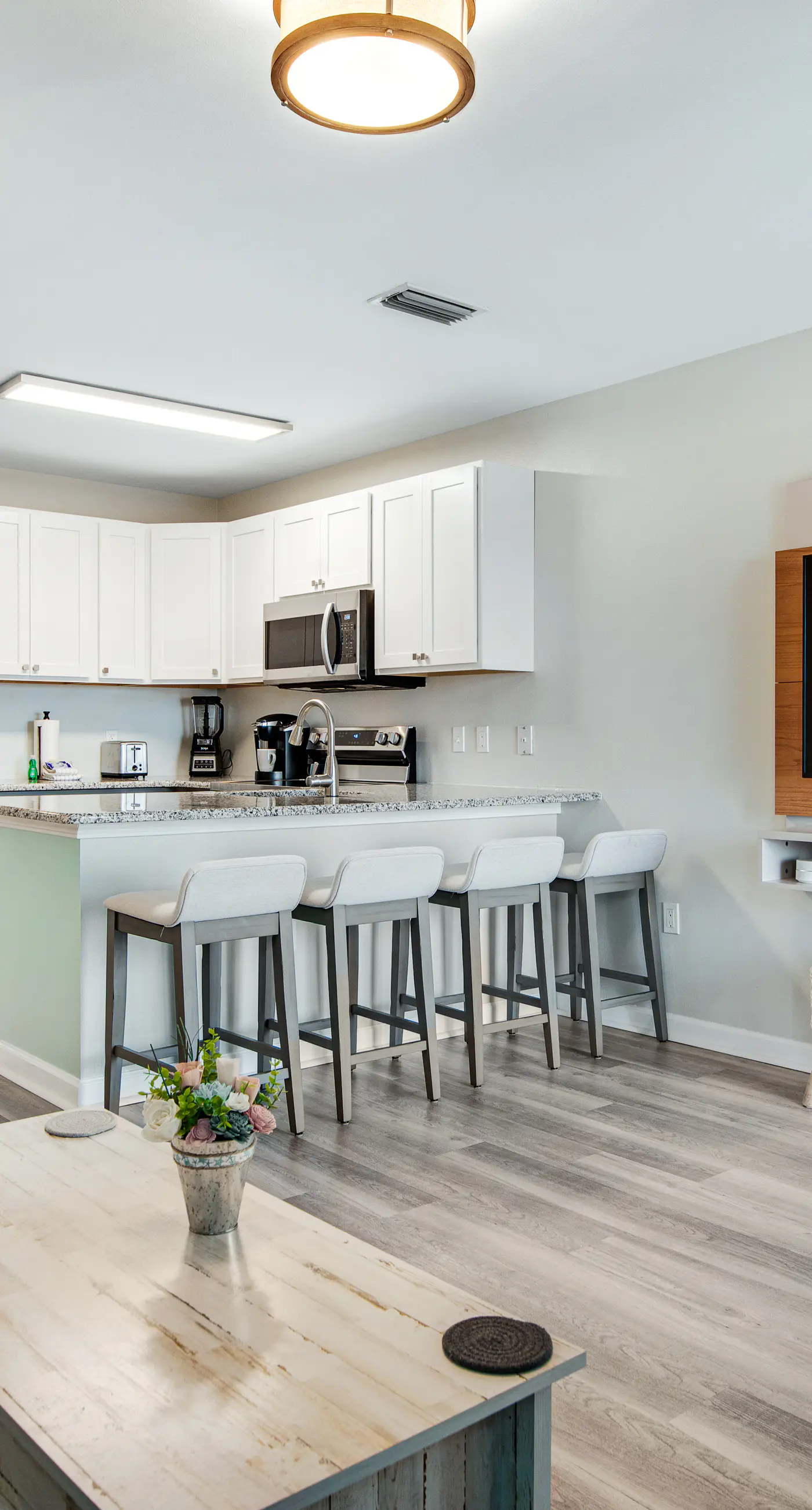 Gulf view condo with balcony, pool, & fitness room - walk to beach