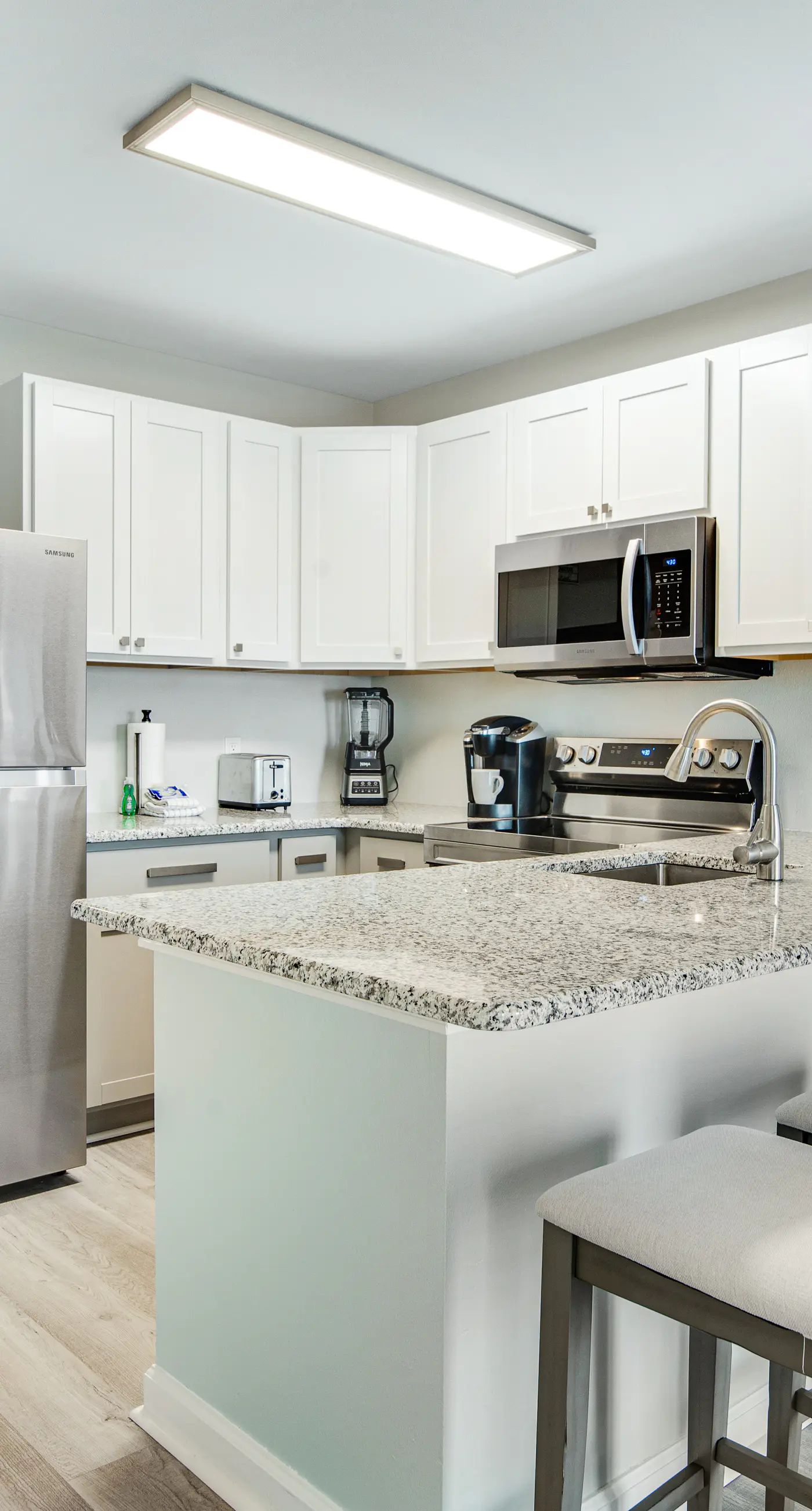 Gulf view condo with balcony, pool, & fitness room - walk to beach