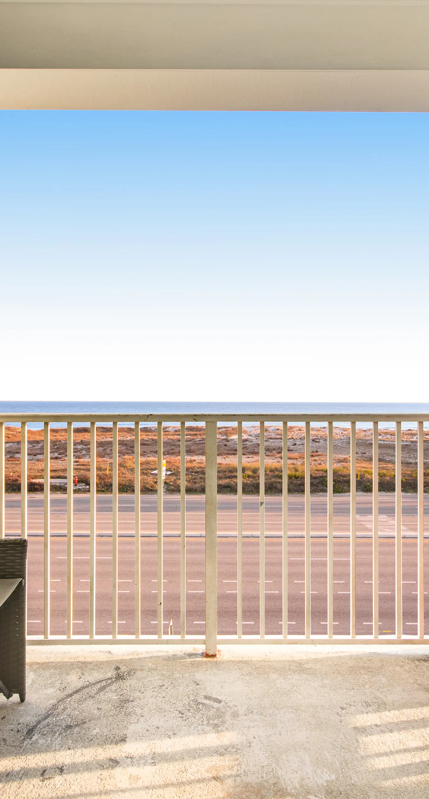 Gulf view condo with balcony, pool, & fitness room - walk to beach