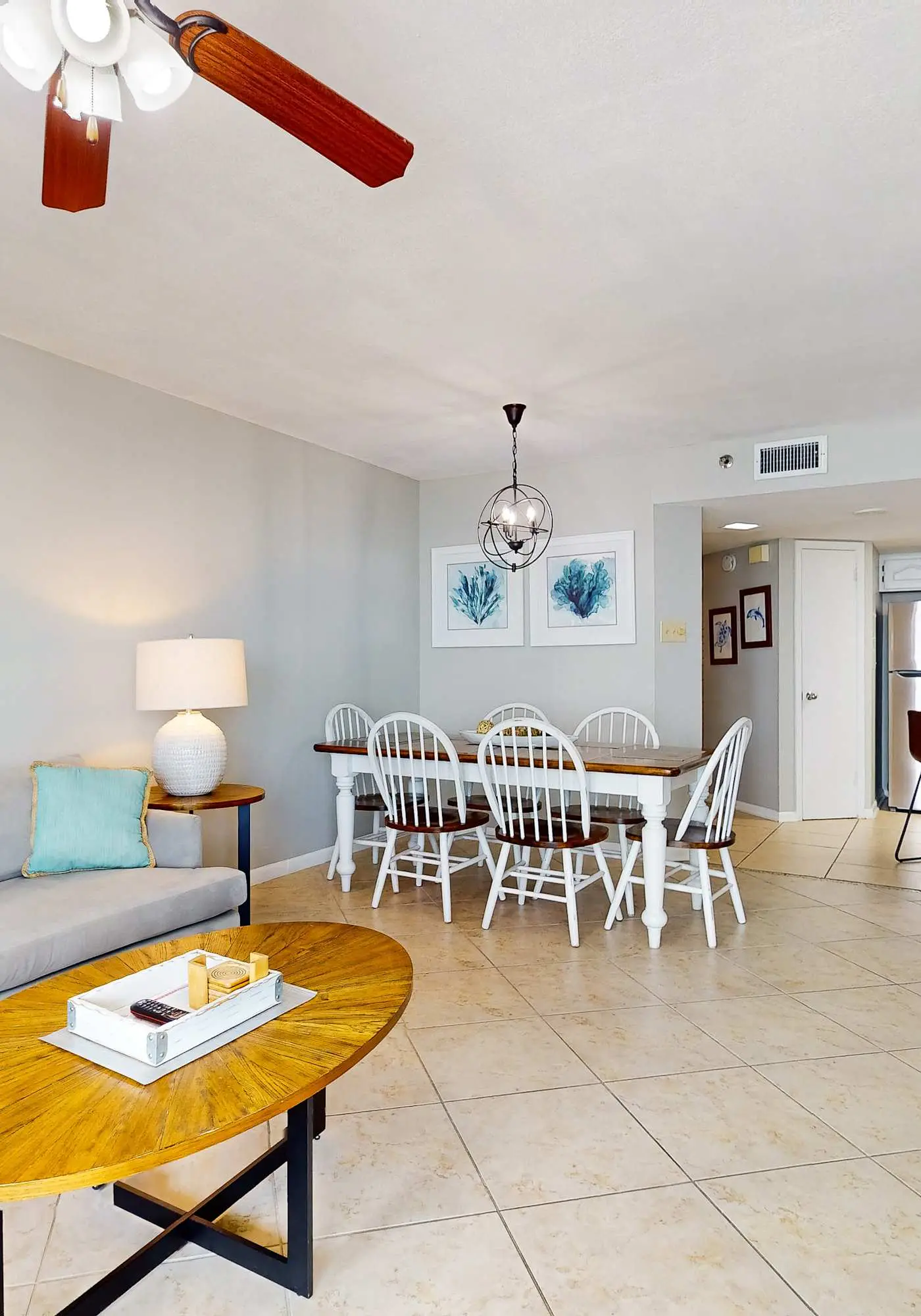 Renovated beachfront condo with balcony, central AC, pool, hot tub & tennis