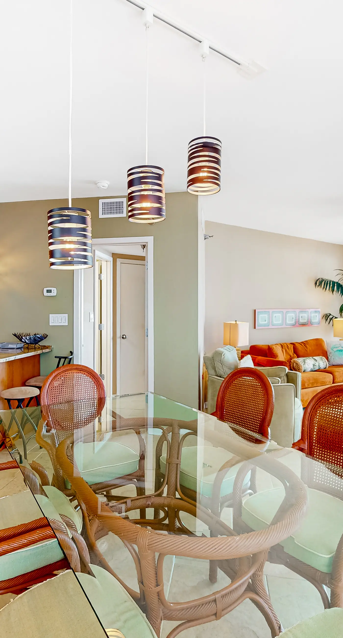 Waterfront oasis with direct beach access, pool, hot tub, & gym