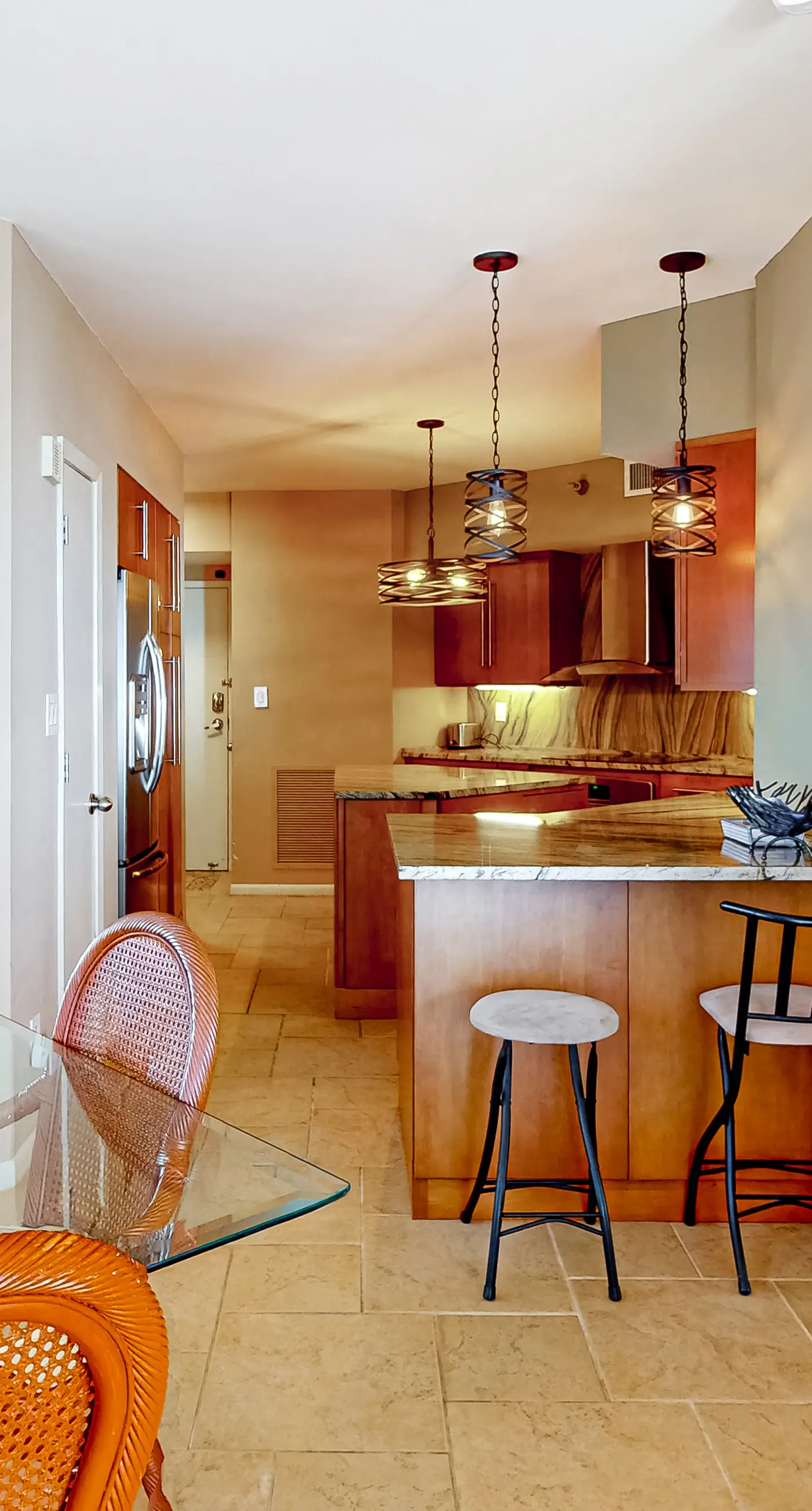 Waterfront oasis with direct beach access, pool, hot tub, & gym