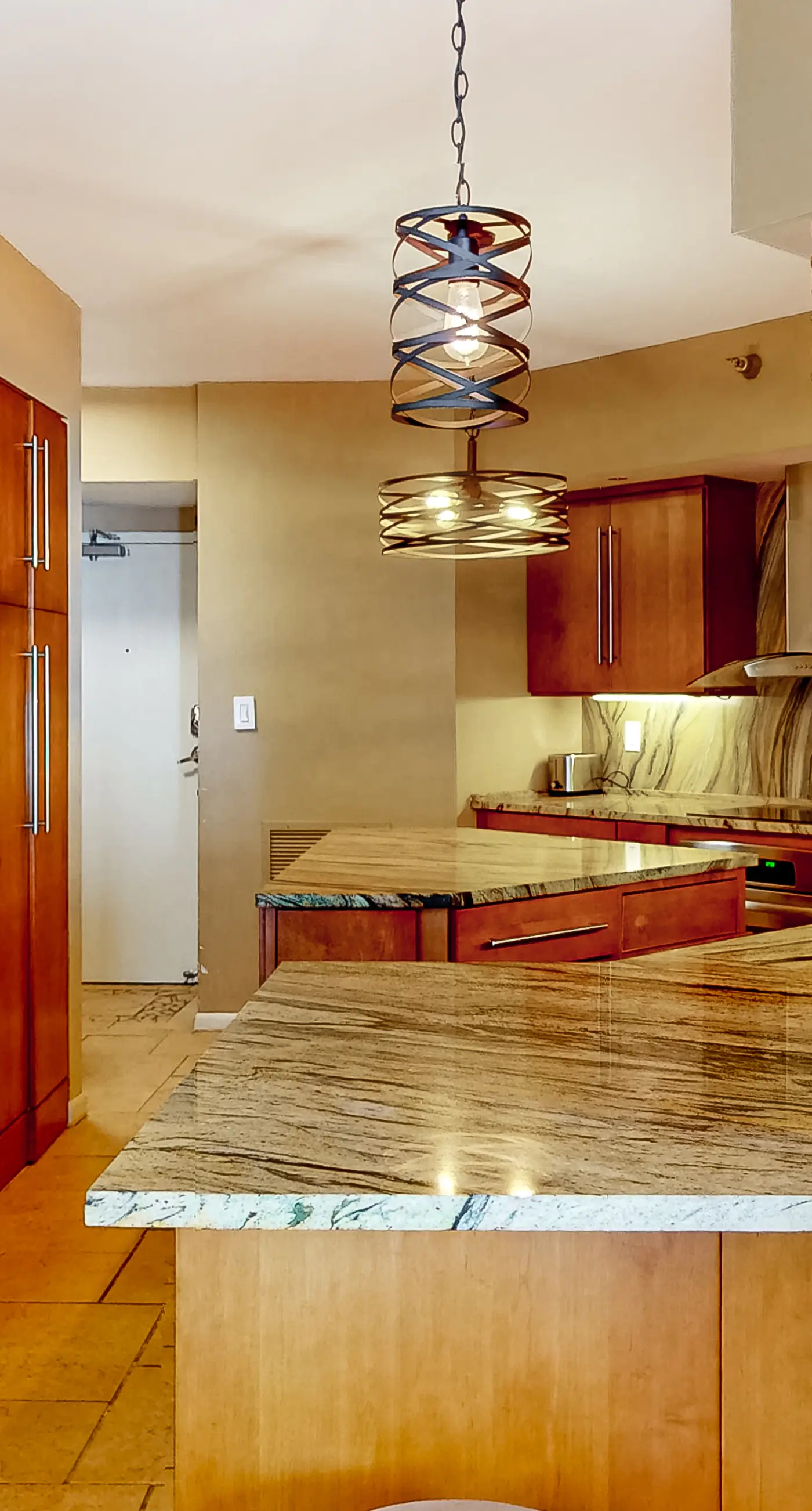 Waterfront oasis with direct beach access, pool, hot tub, & gym