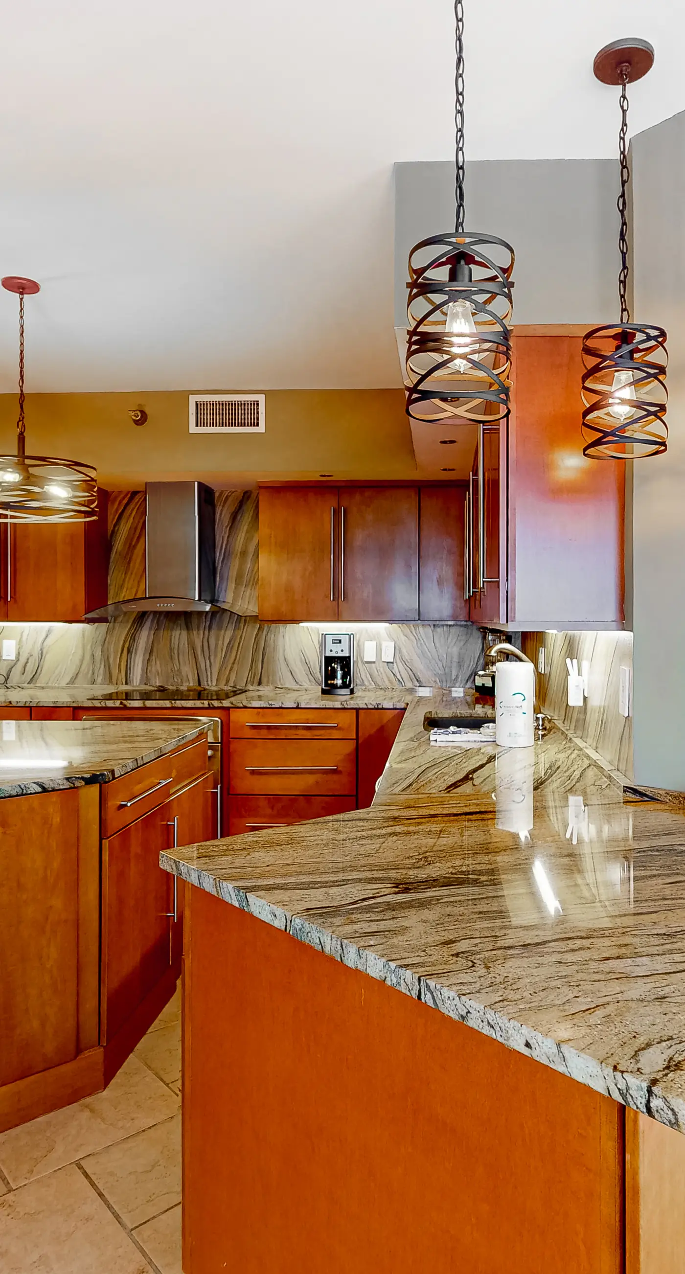 Waterfront oasis with direct beach access, pool, hot tub, & gym