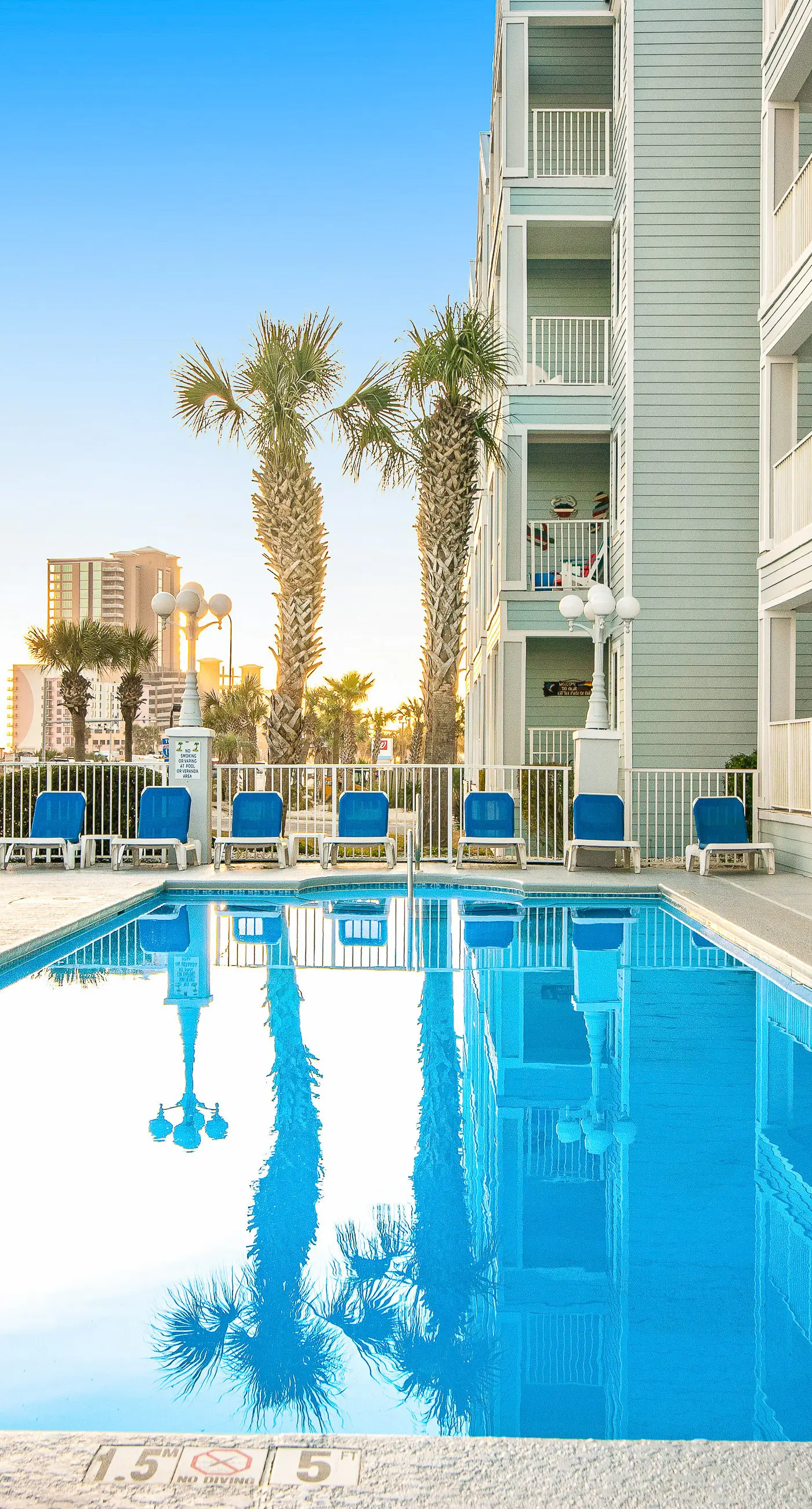 Gulf view condo with pool & fitness center - balcony, open layout, and W/D