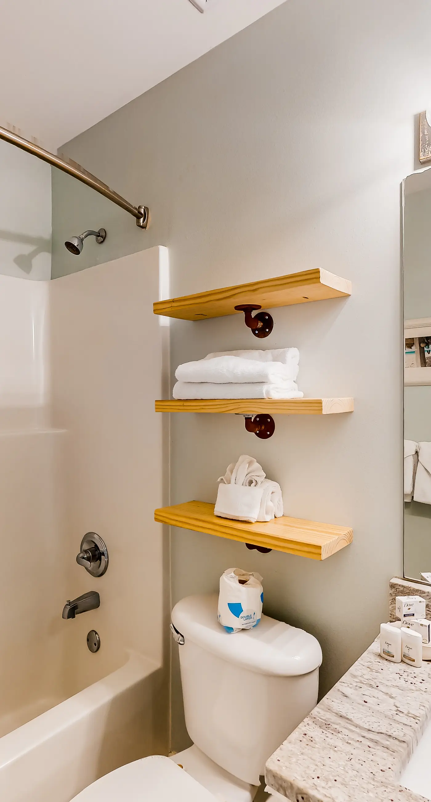 Gulf view condo with pool & fitness center - balcony, open layout, and W/D