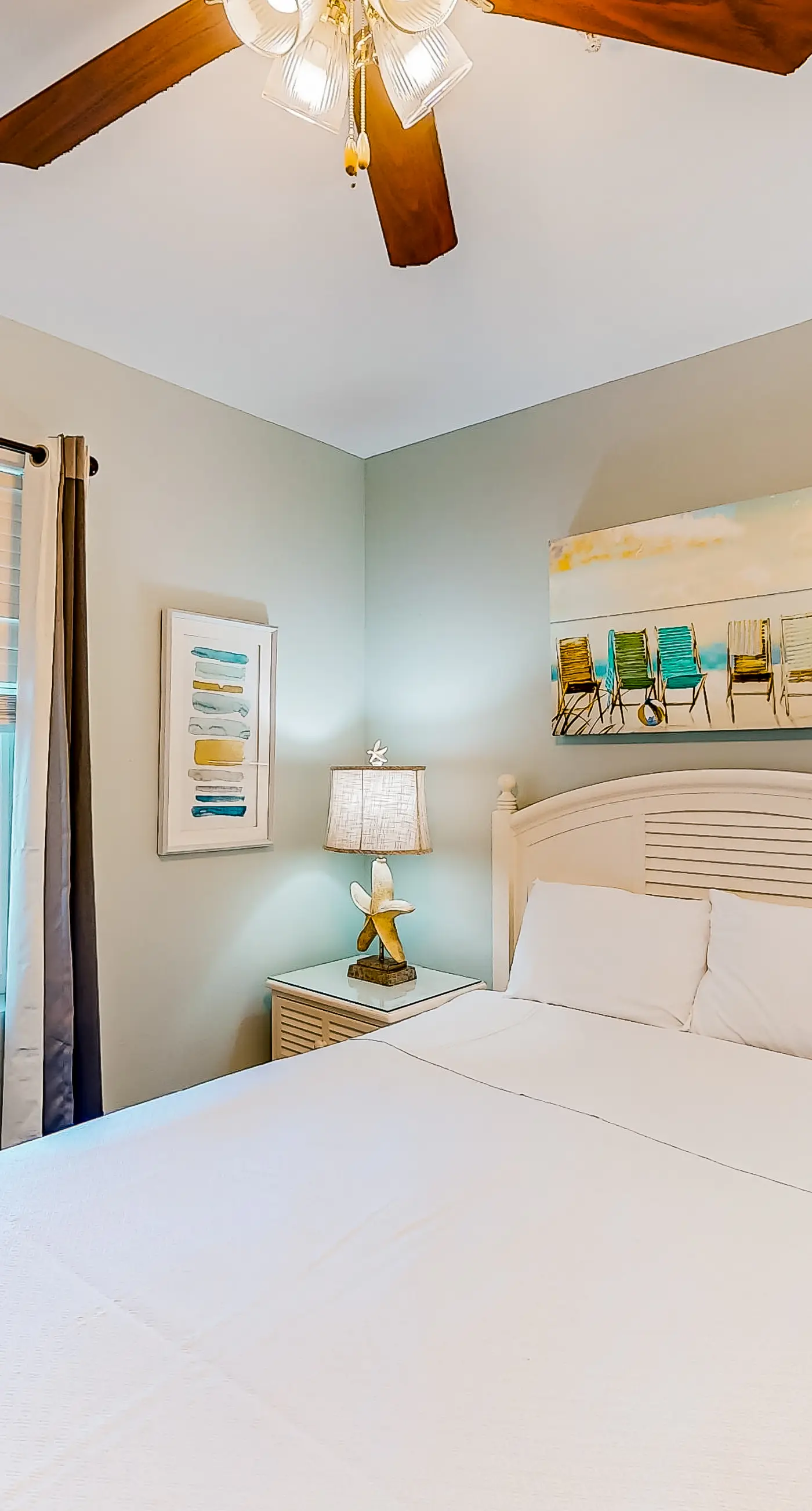 Gulf view condo with pool & fitness center - balcony, open layout, and W/D