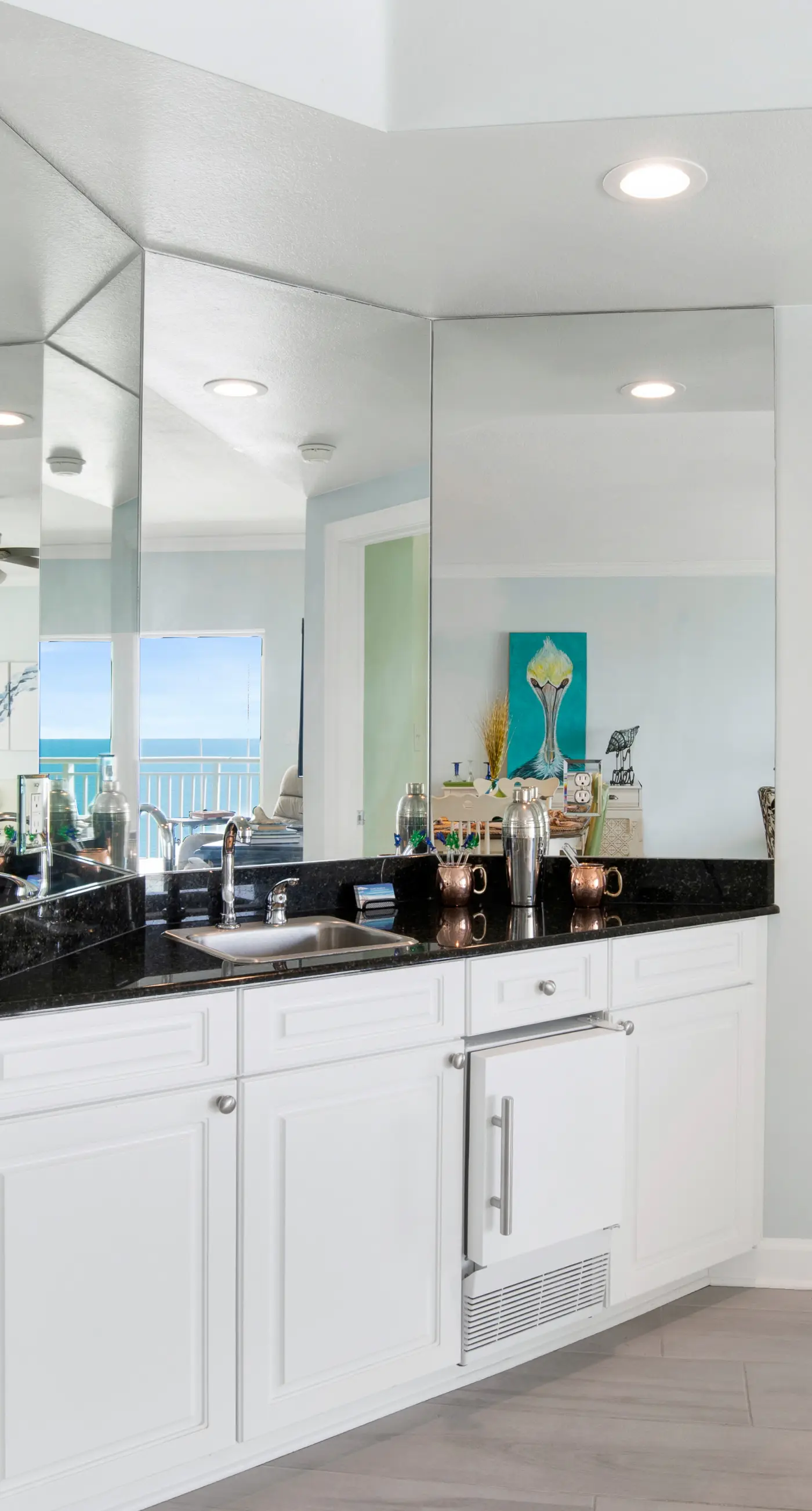 Upscale beachfront retreat w/private balcony, resort pool, sauna, & beach access