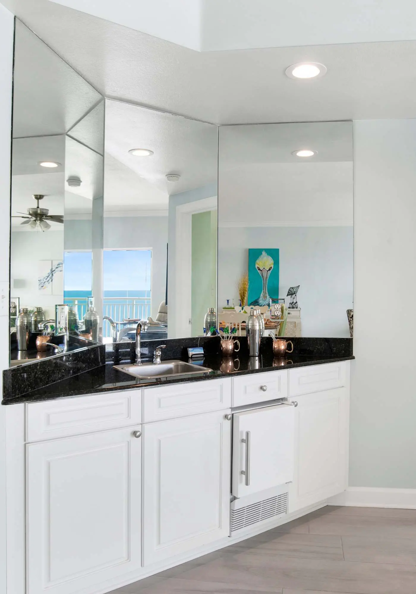 Upscale beachfront retreat w/private balcony, resort pool, sauna, & beach access