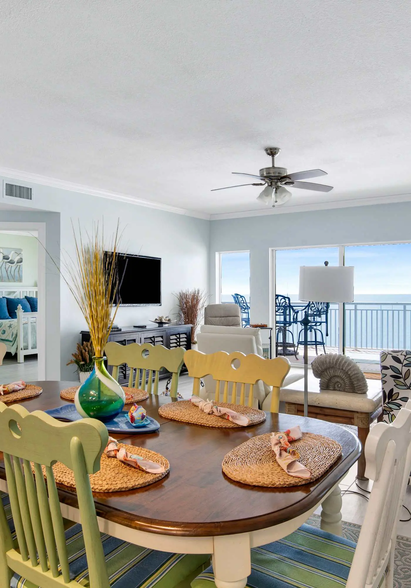 Upscale beachfront retreat w/private balcony, resort pool, sauna, & beach access