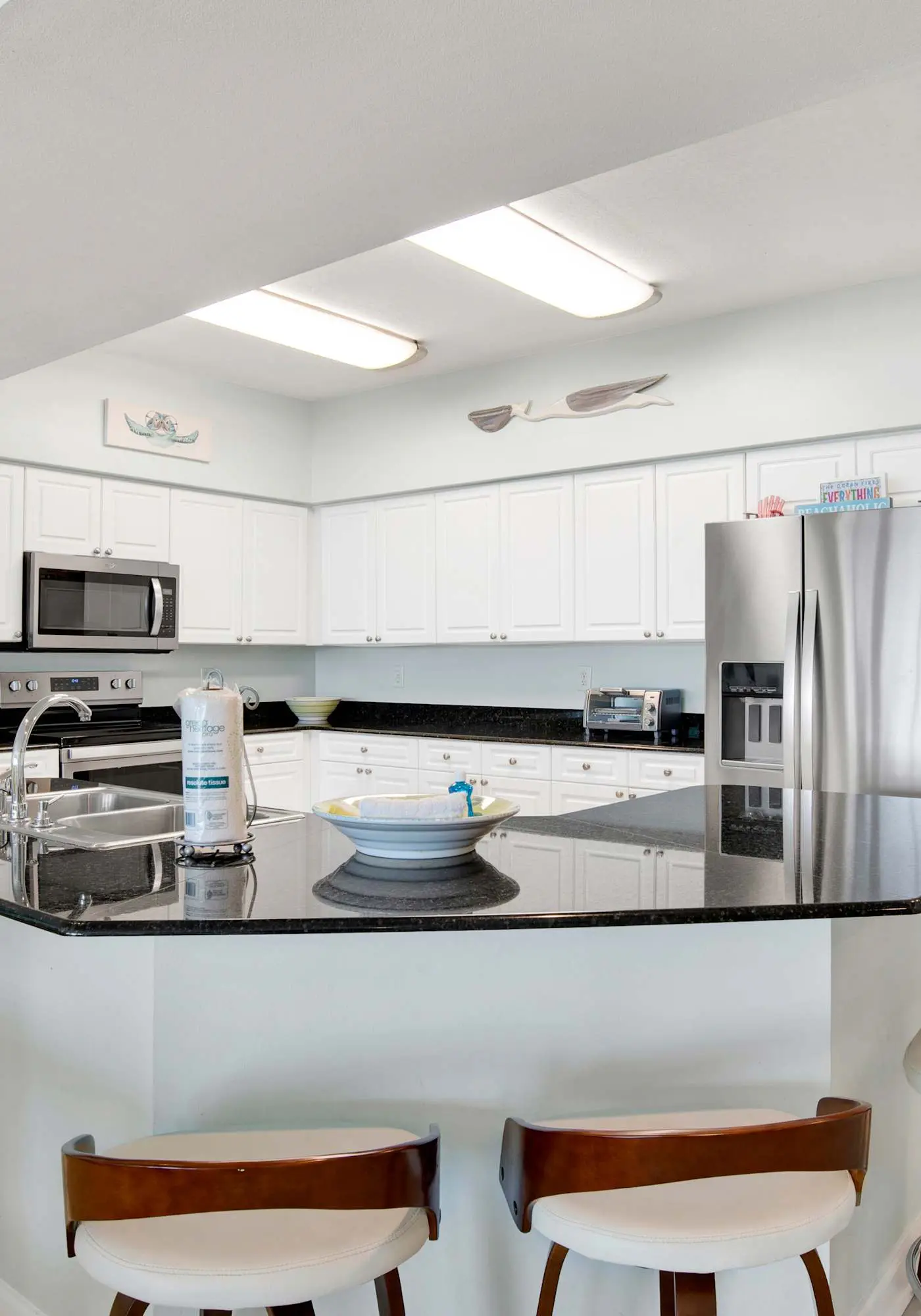 Upscale beachfront retreat w/private balcony, resort pool, sauna, & beach access