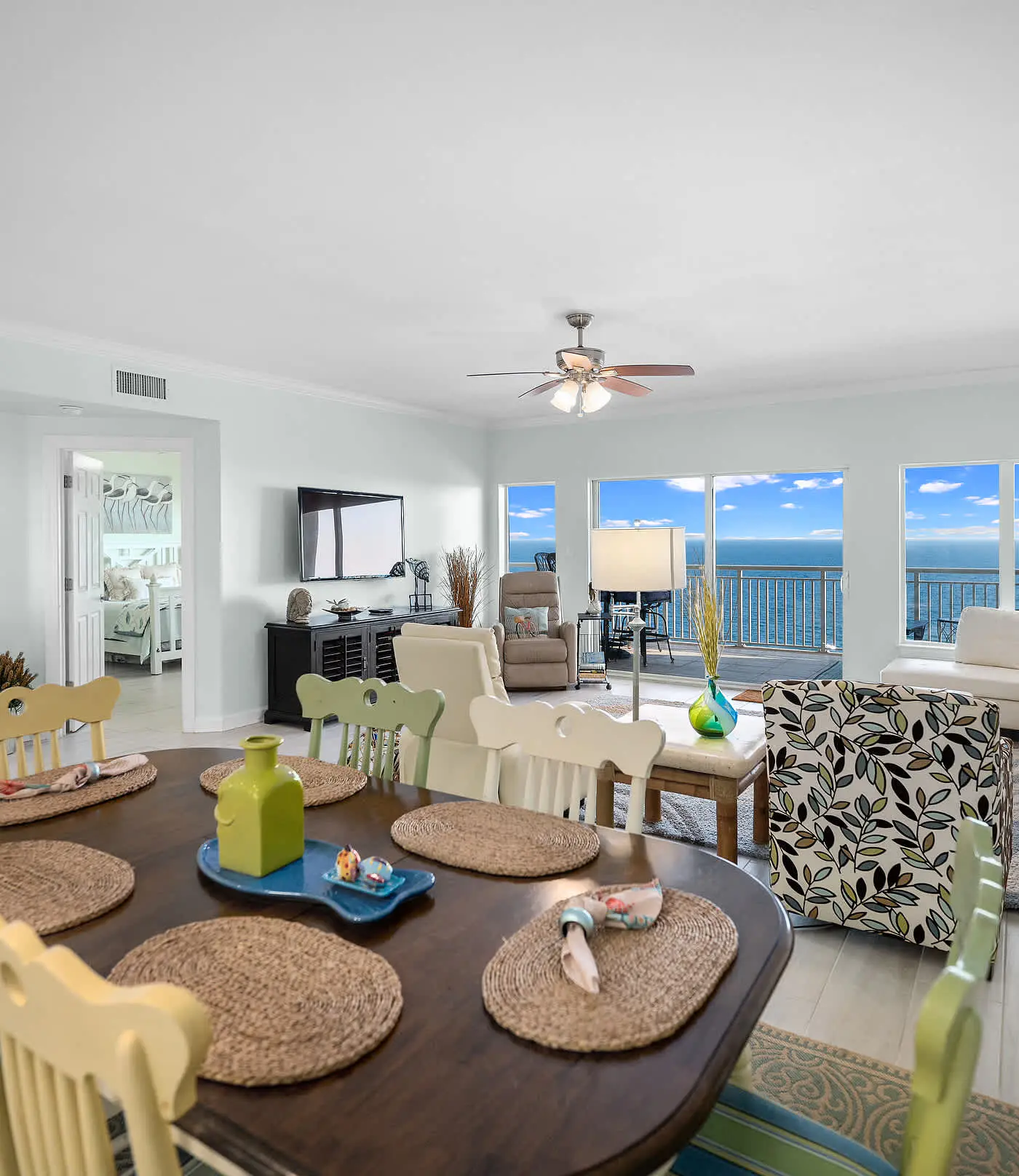 Upscale beachfront retreat w/private balcony, resort pool, sauna, & beach access