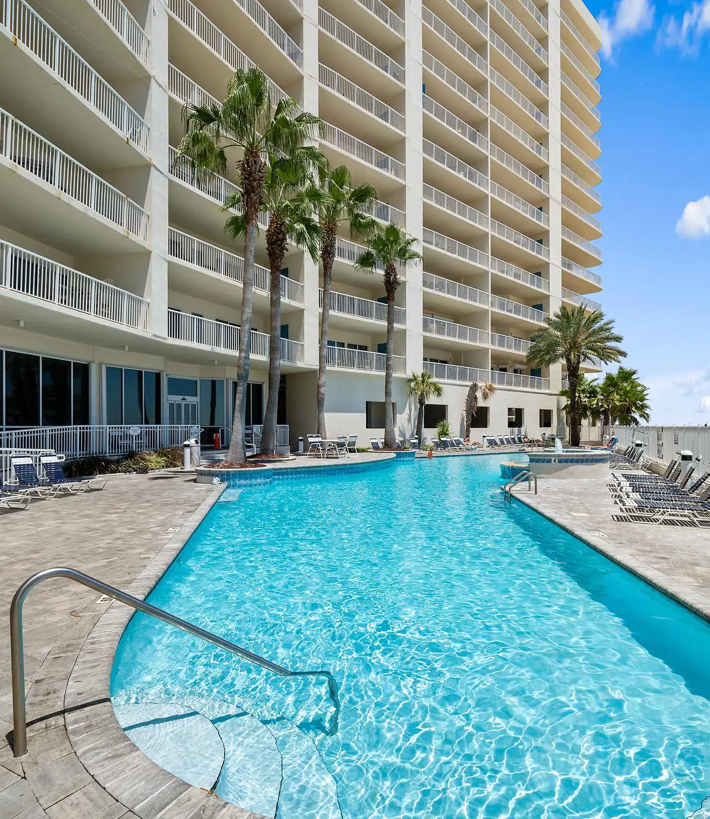 Upscale beachfront retreat w/private balcony, resort pool, sauna, & beach access
