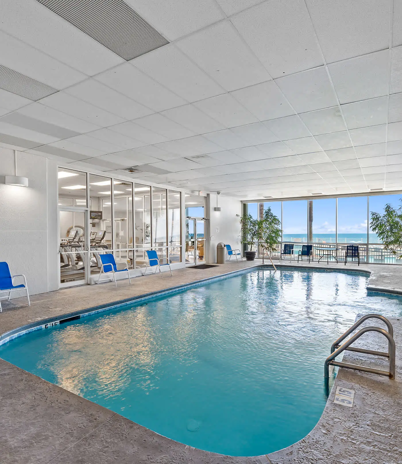 Upscale beachfront retreat w/private balcony, resort pool, sauna, & beach access