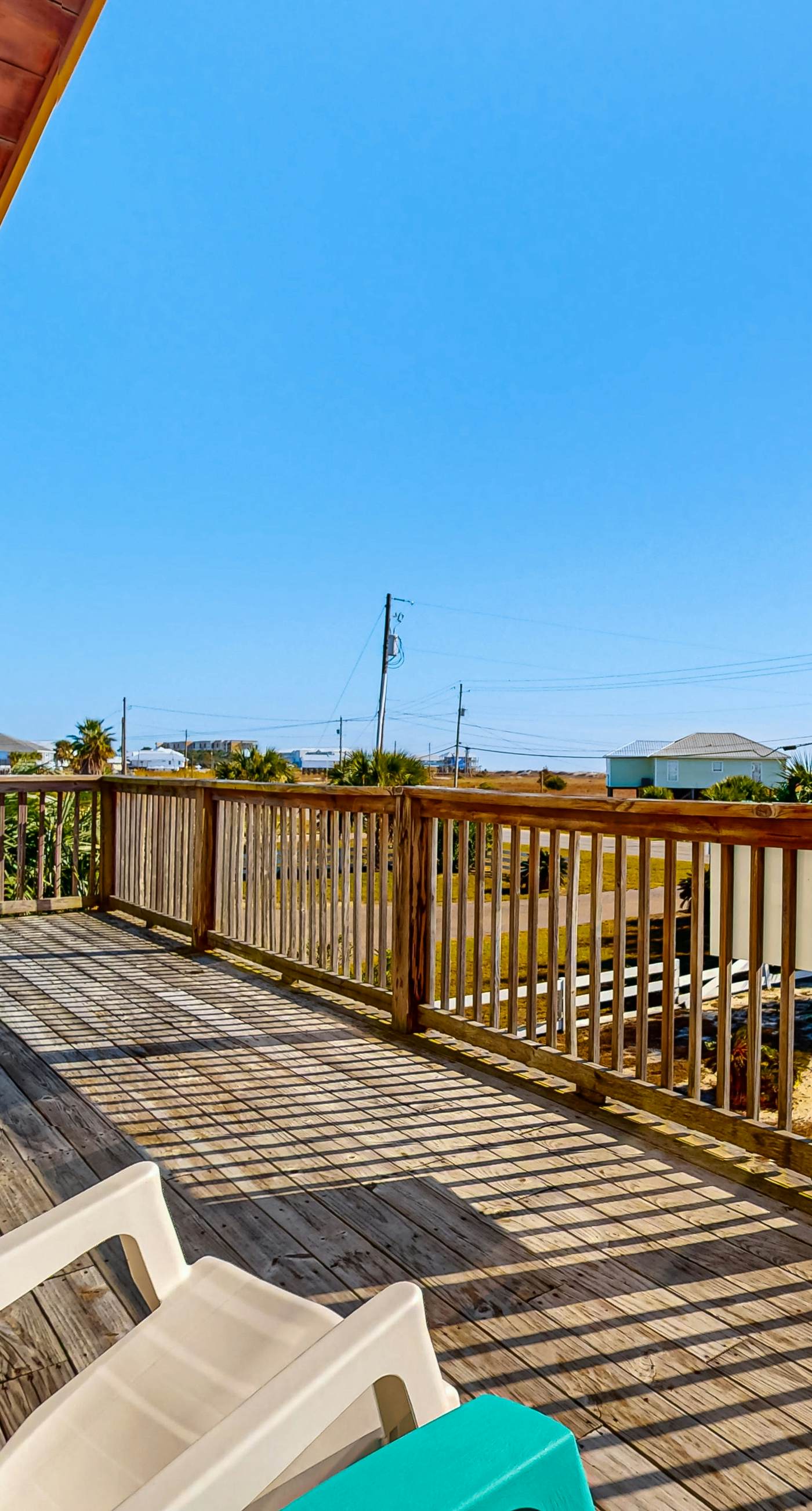 Unique beachside A-frame with porches, fantastic views & ocean access