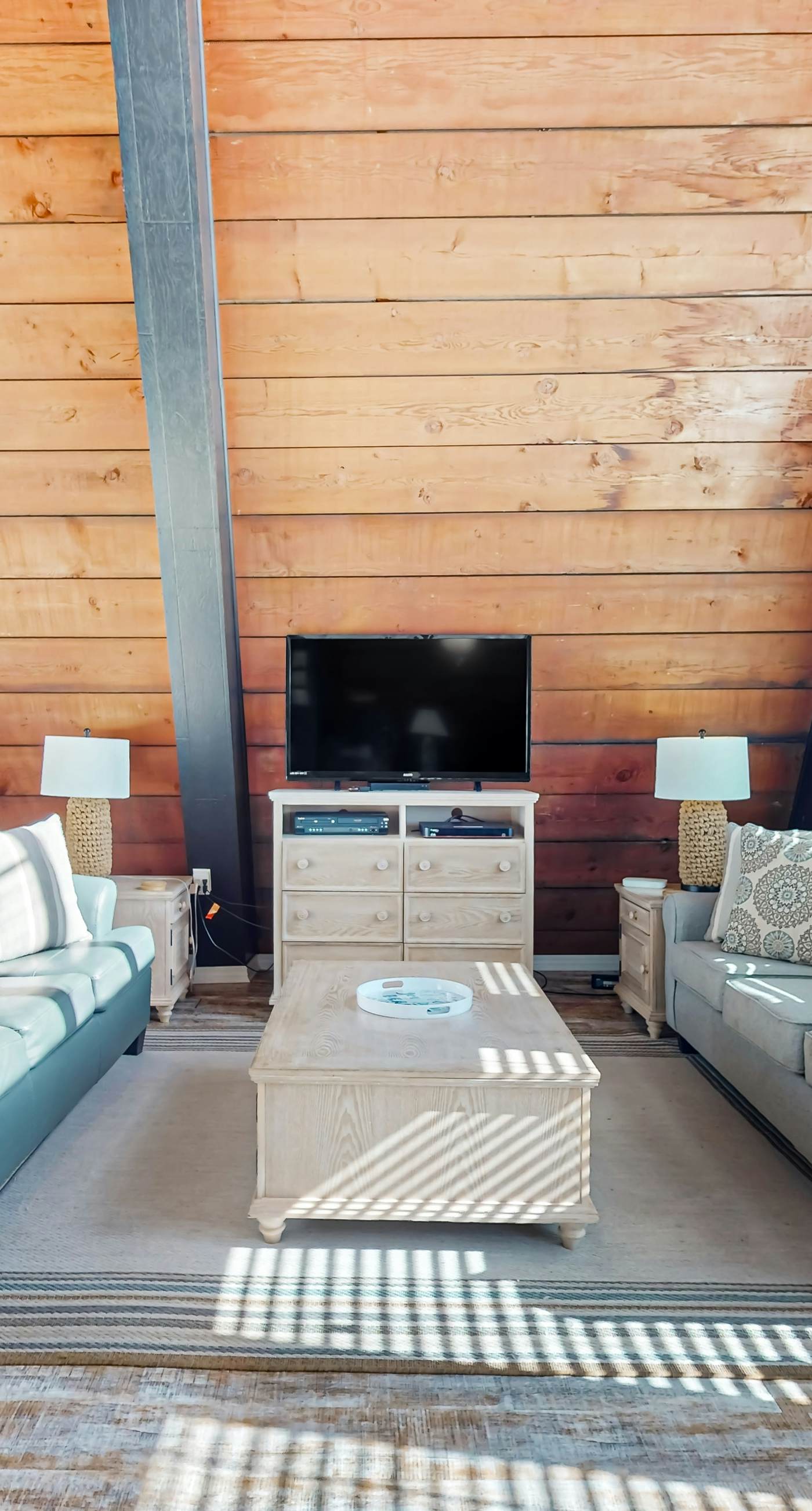 Unique beachside A-frame with porches, fantastic views & ocean access