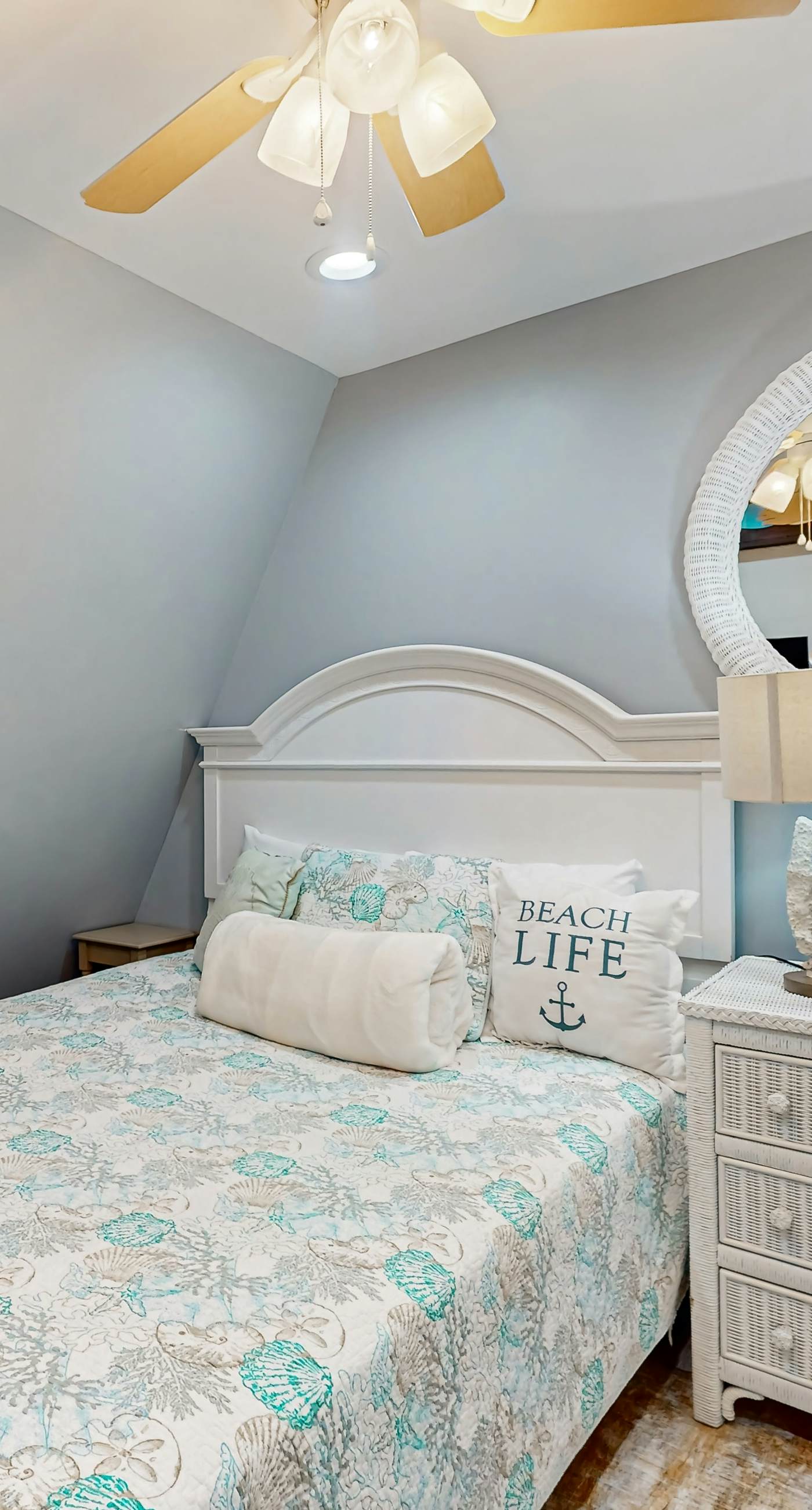 Unique beachside A-frame with porches, fantastic views & ocean access