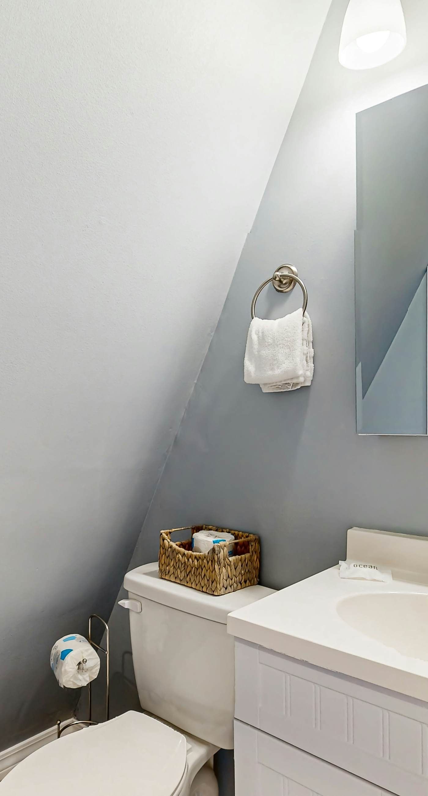 Unique beachside A-frame with porches, fantastic views & ocean access