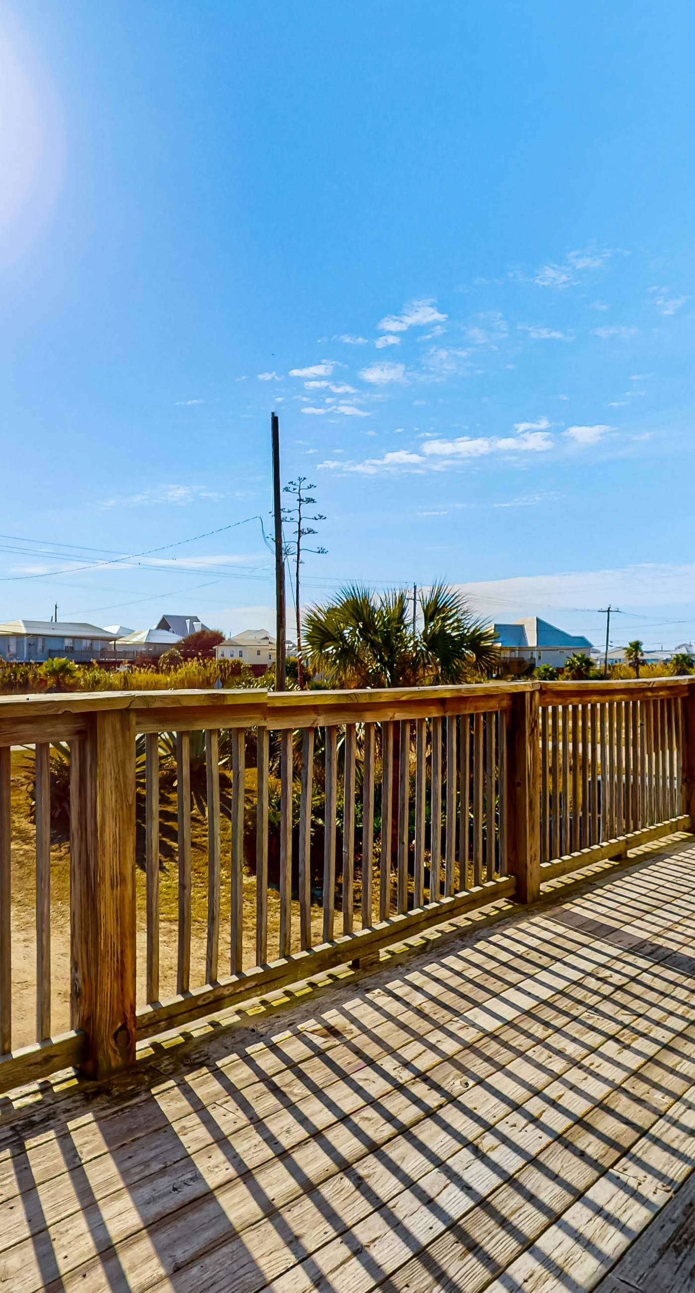 Unique beachside A-frame with porches, fantastic views & ocean access