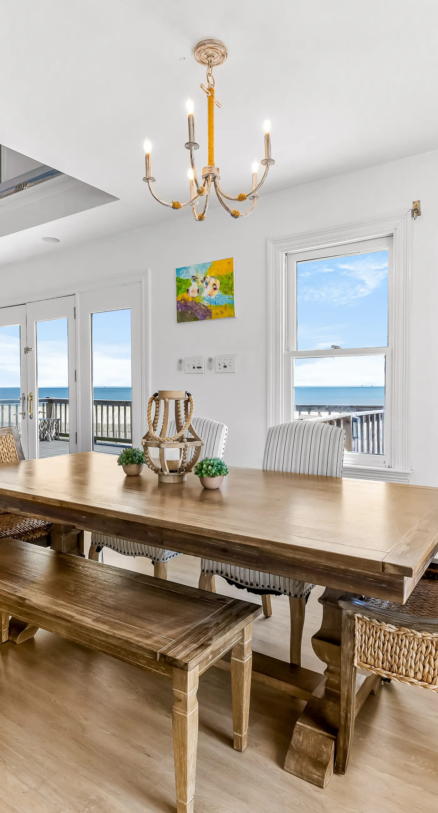 Dog-friendly beach house w/ stunning water views, wrap-around decks & a loft