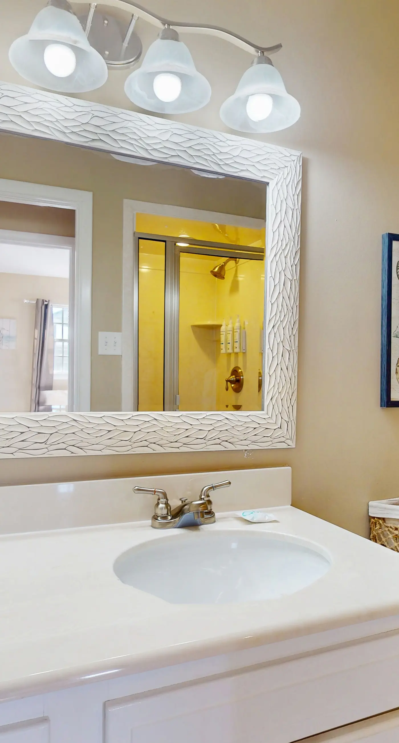 Family-friendly, beachfront getaway with a stainless kitchen & shared pool