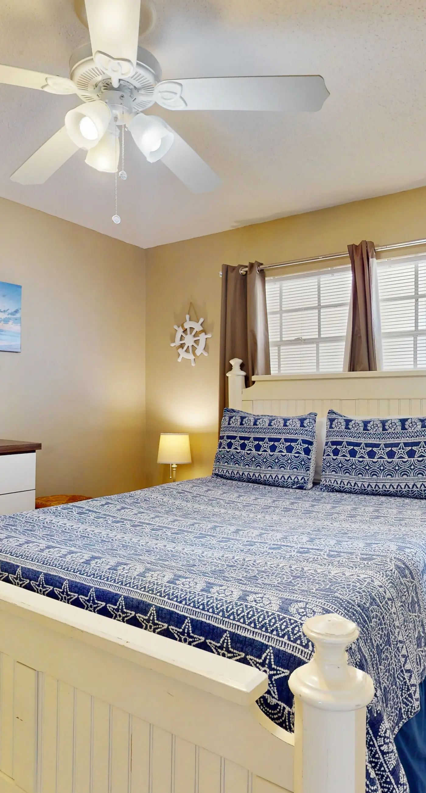 Family-friendly, beachfront getaway with a stainless kitchen & shared pool