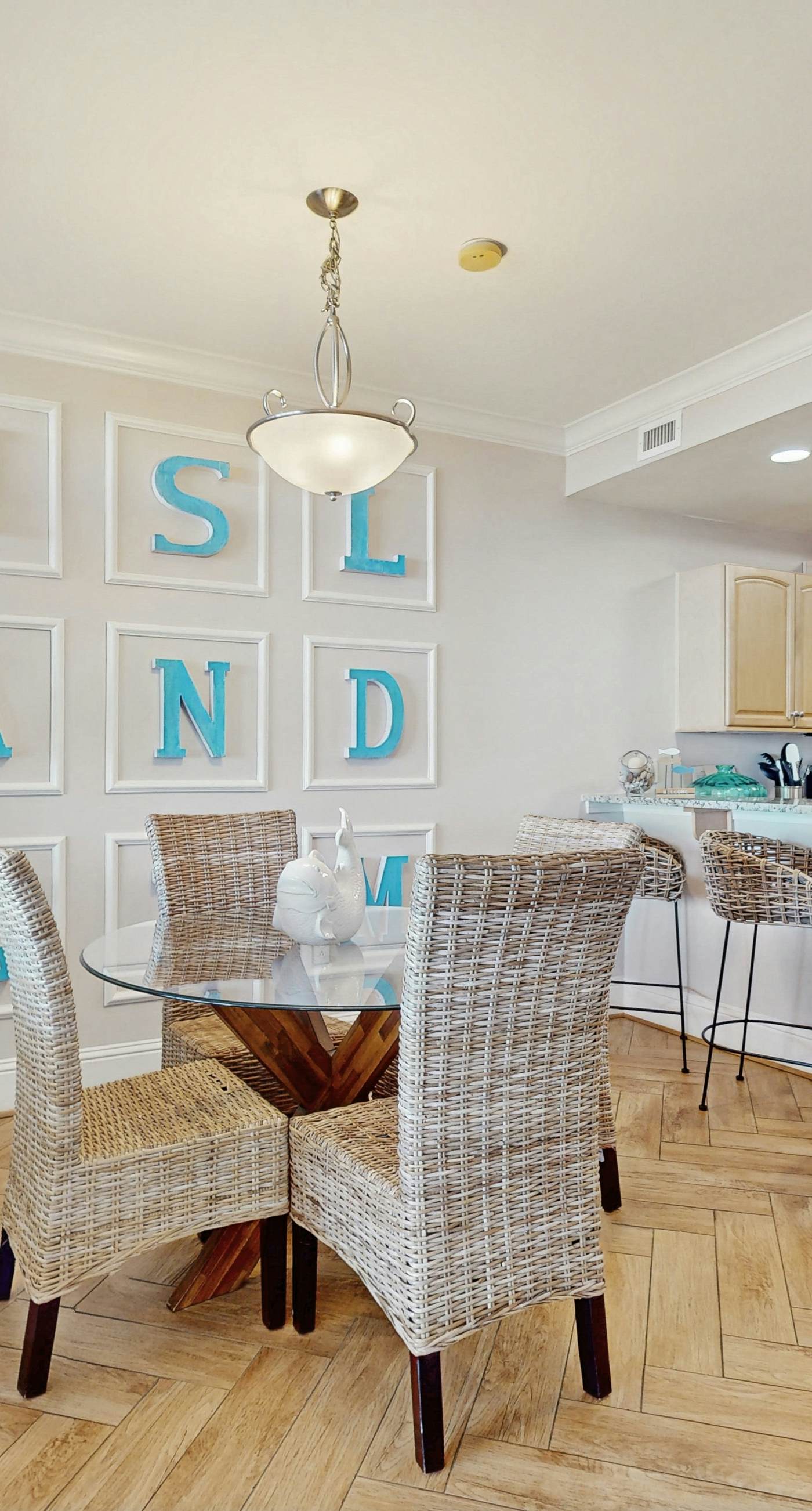 Bright & beachy waterfront condo with pools, tennis, gym, spacious balcony & W/D