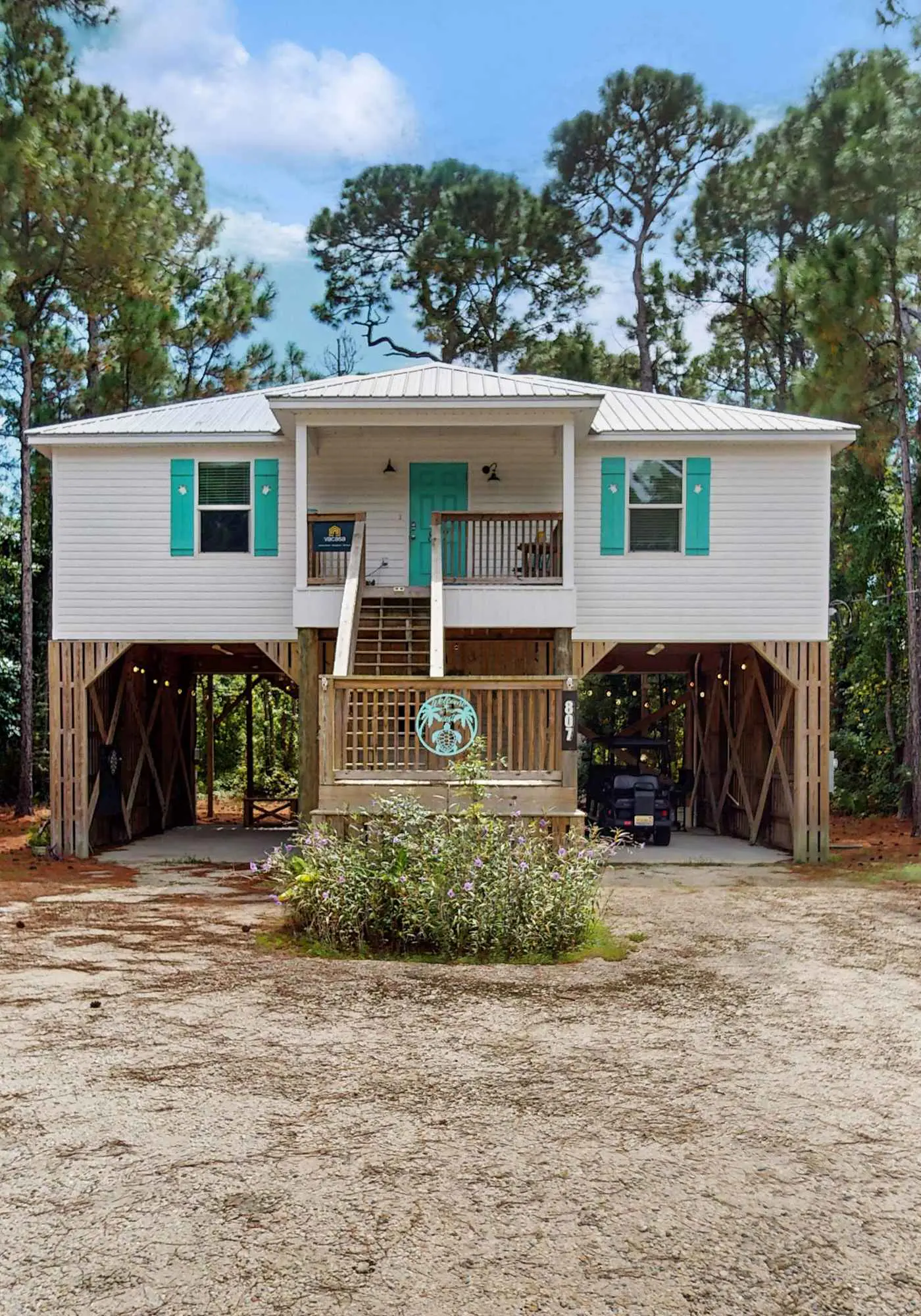 Island Home With Spacious Deck, Lower Patio, Free WiFi, & Beach Access Nearby