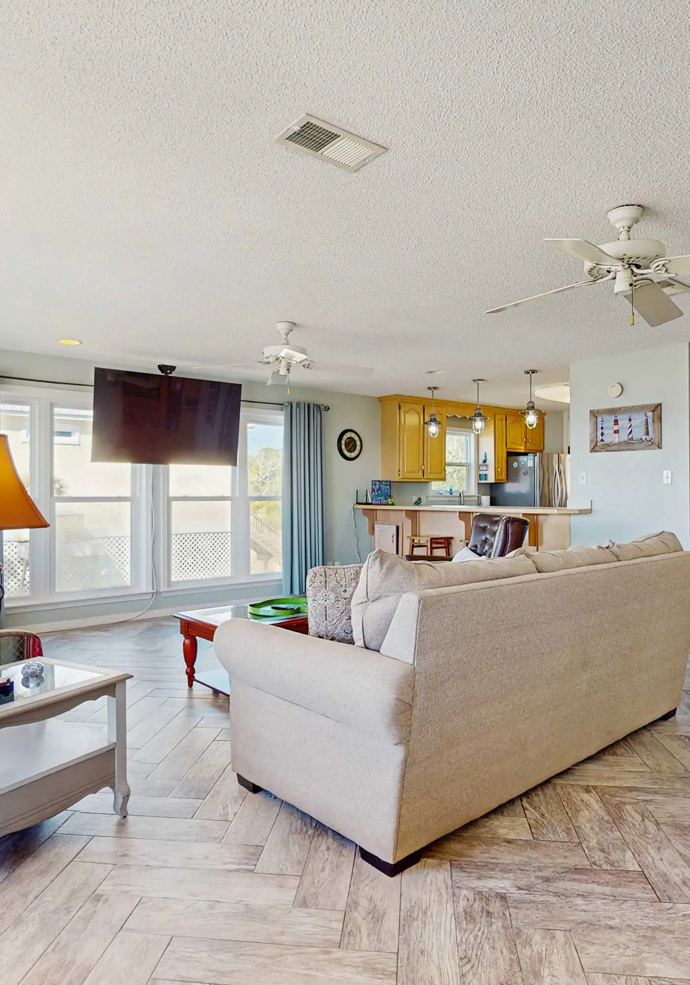 Dog-Friendly Oceanside Home with Free WiFi, Central AC, Private W&D, Balcony