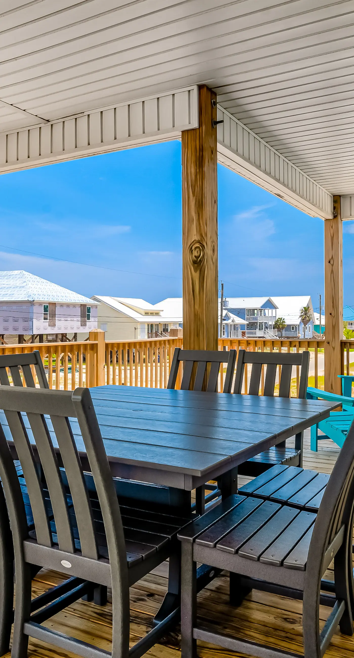 Beach house with Gulf views, deck, hot tub, new pool, grill, & WiFi