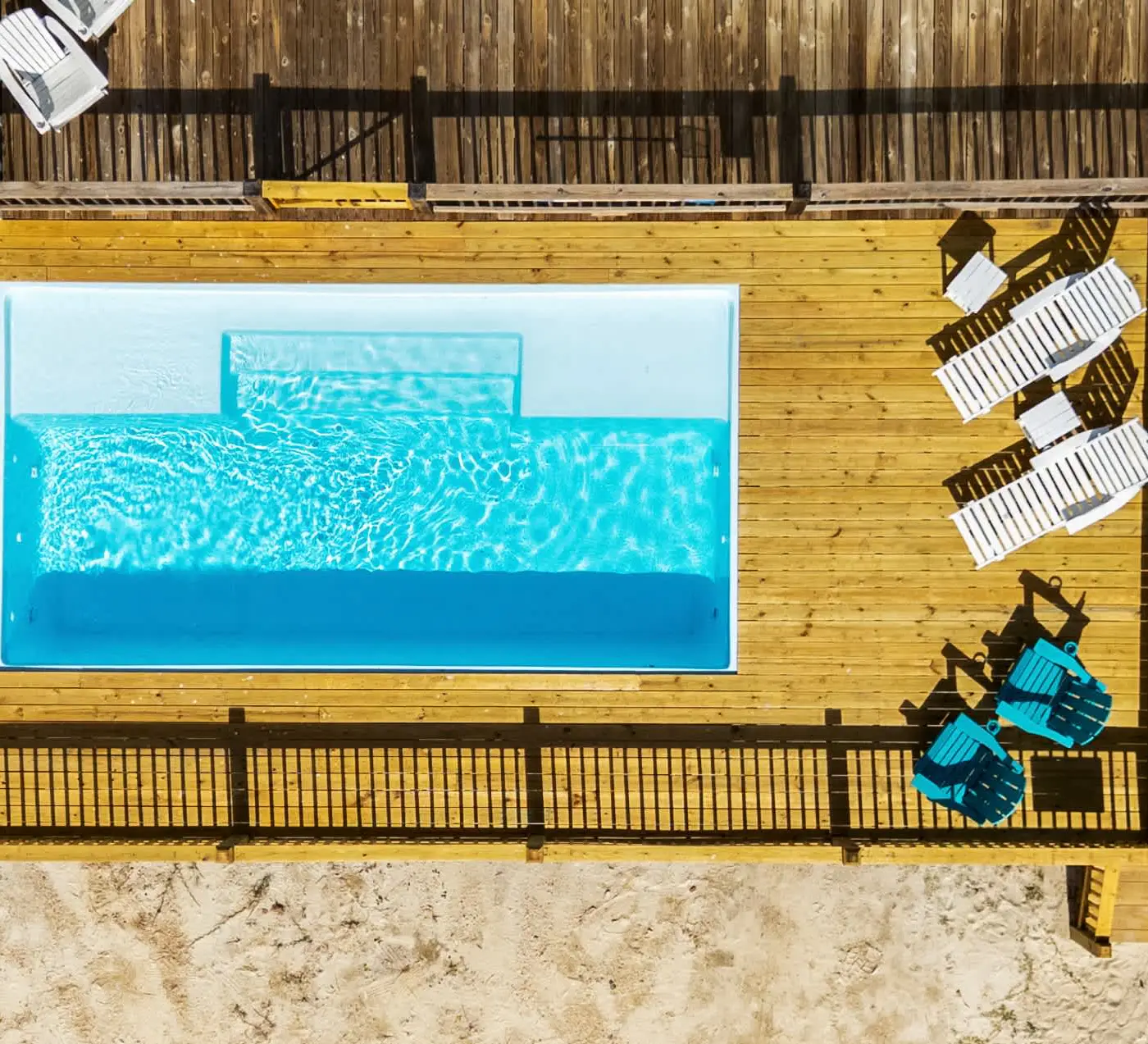 Beach house with Gulf views, deck, hot tub, new pool, grill, & WiFi
