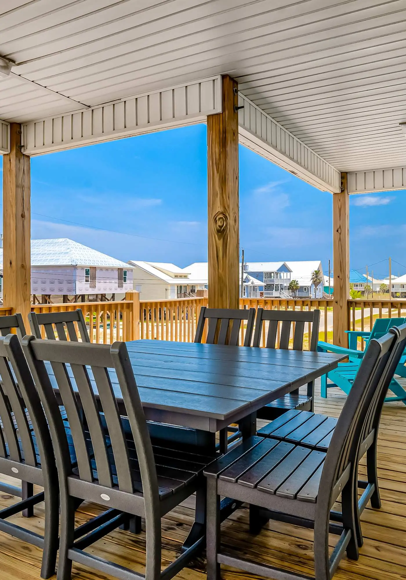 Beach house with Gulf views, deck, hot tub, new pool, grill, & WiFi