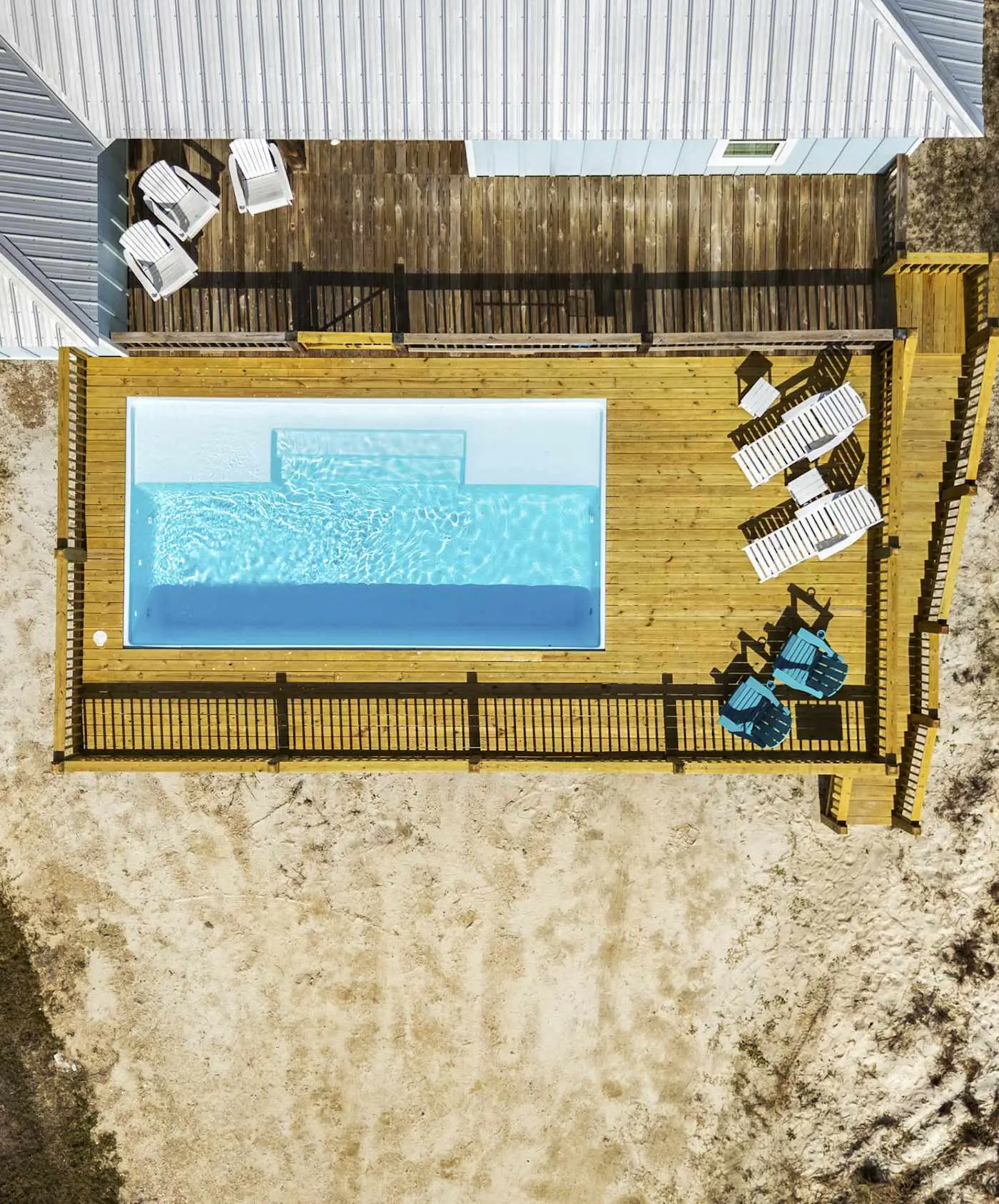 Beach house with Gulf views, deck, hot tub, new pool, grill, & WiFi