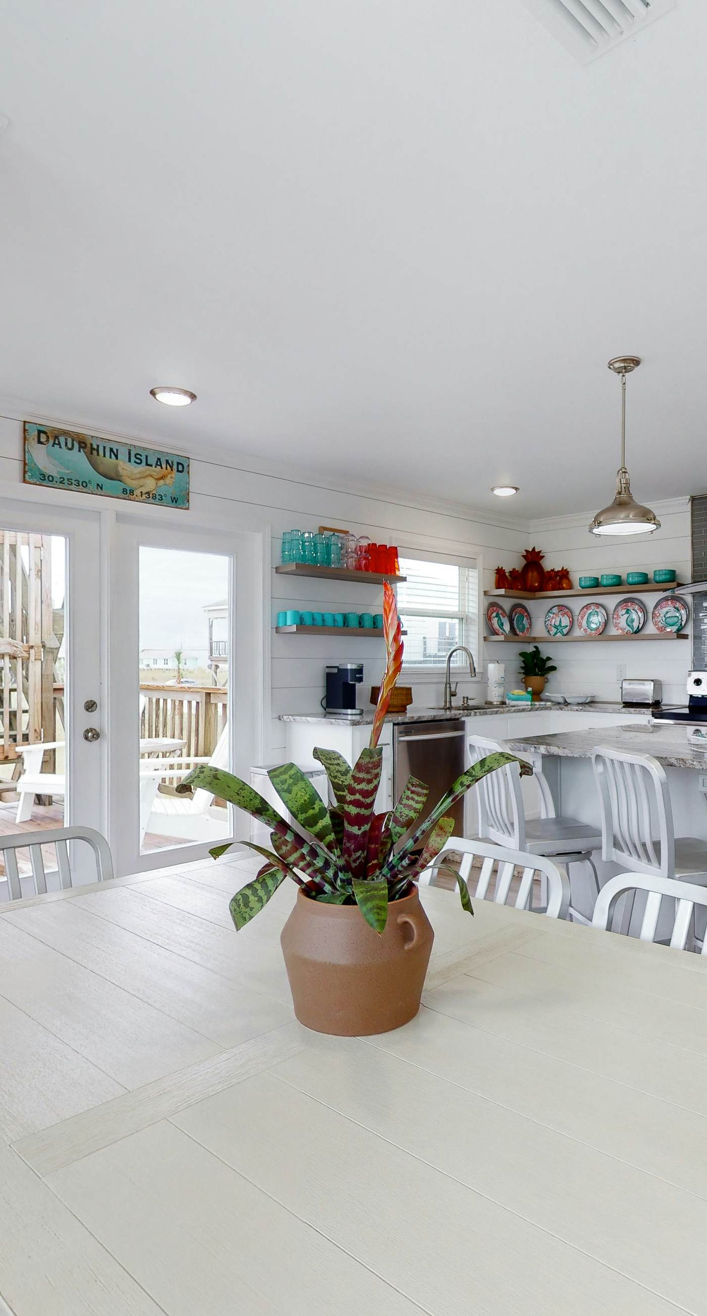 Bay view home with WiFi, central ac, & decks - snowbirds, dogs welcome