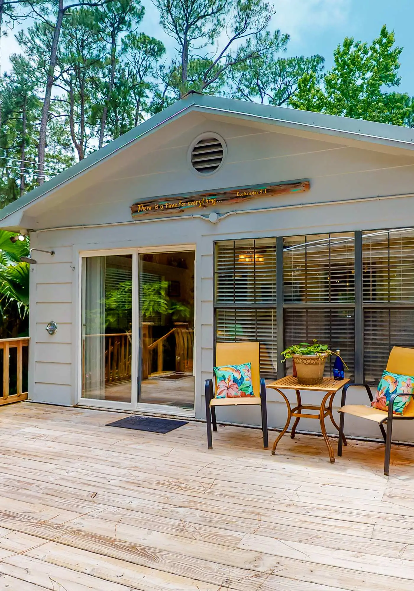 Dreamy island home with outdoor kitchen, gas grill, firepit, WiFi & lush yard