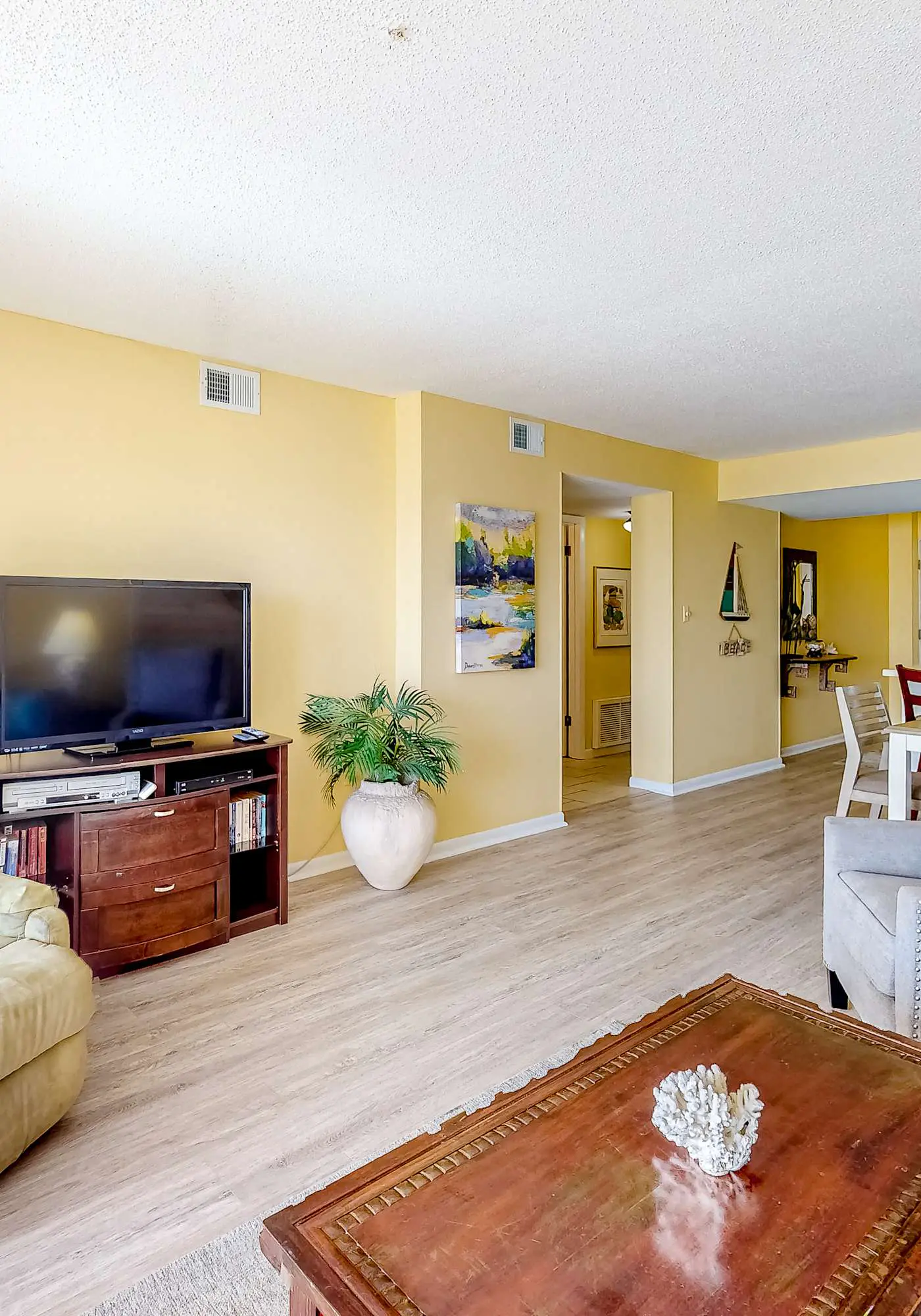 Fourth-floor Gulf-front getaway with balcony, views, central AC, & outdoor pool
