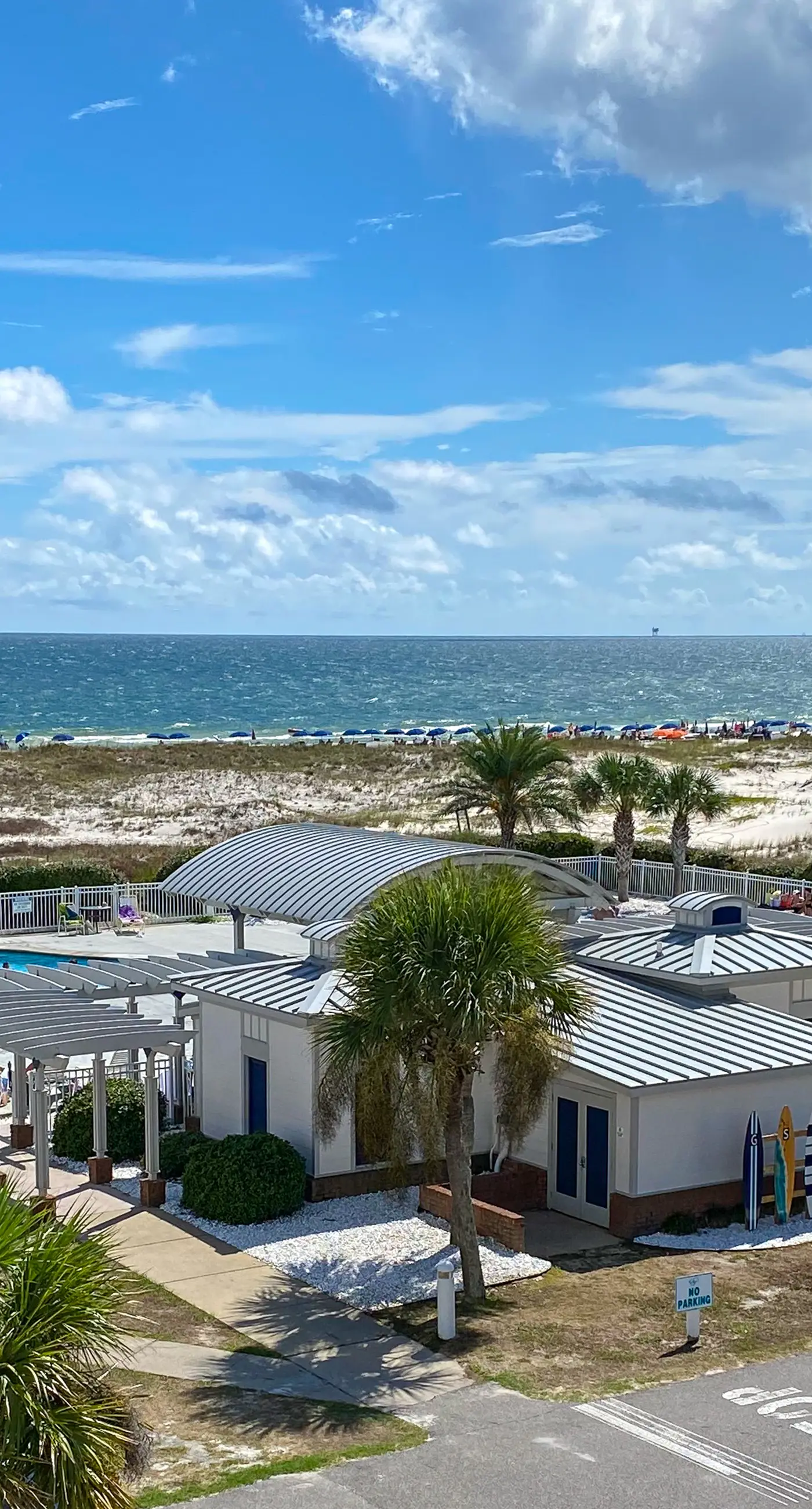 Gorgeous top-floor beachfront condo with indoor pool, hot tub, sauna, & gym
