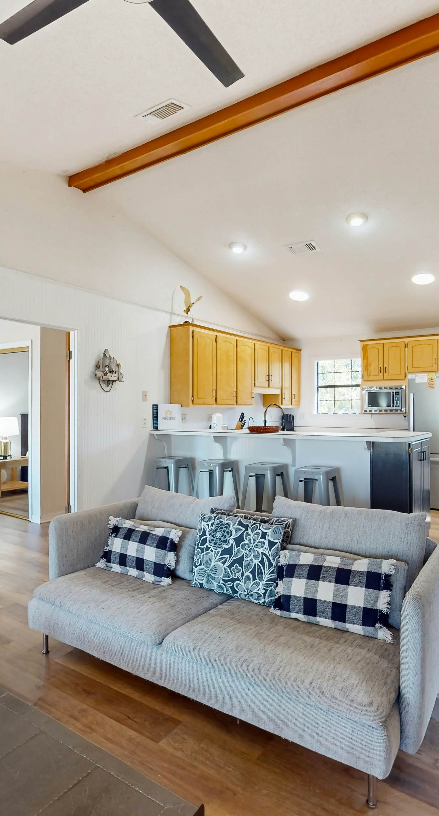 Bayfront home with Gulf views & deck with private swim spa - dog-friendly