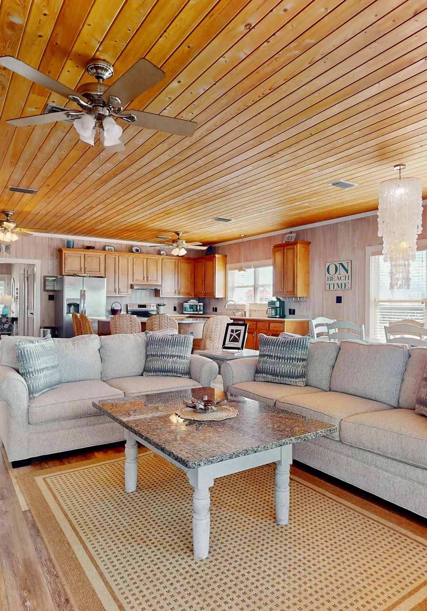 Updated, Dog-Friendly Home with Free WiFi, Beach Views, Covered Porch, Washer,Dryer